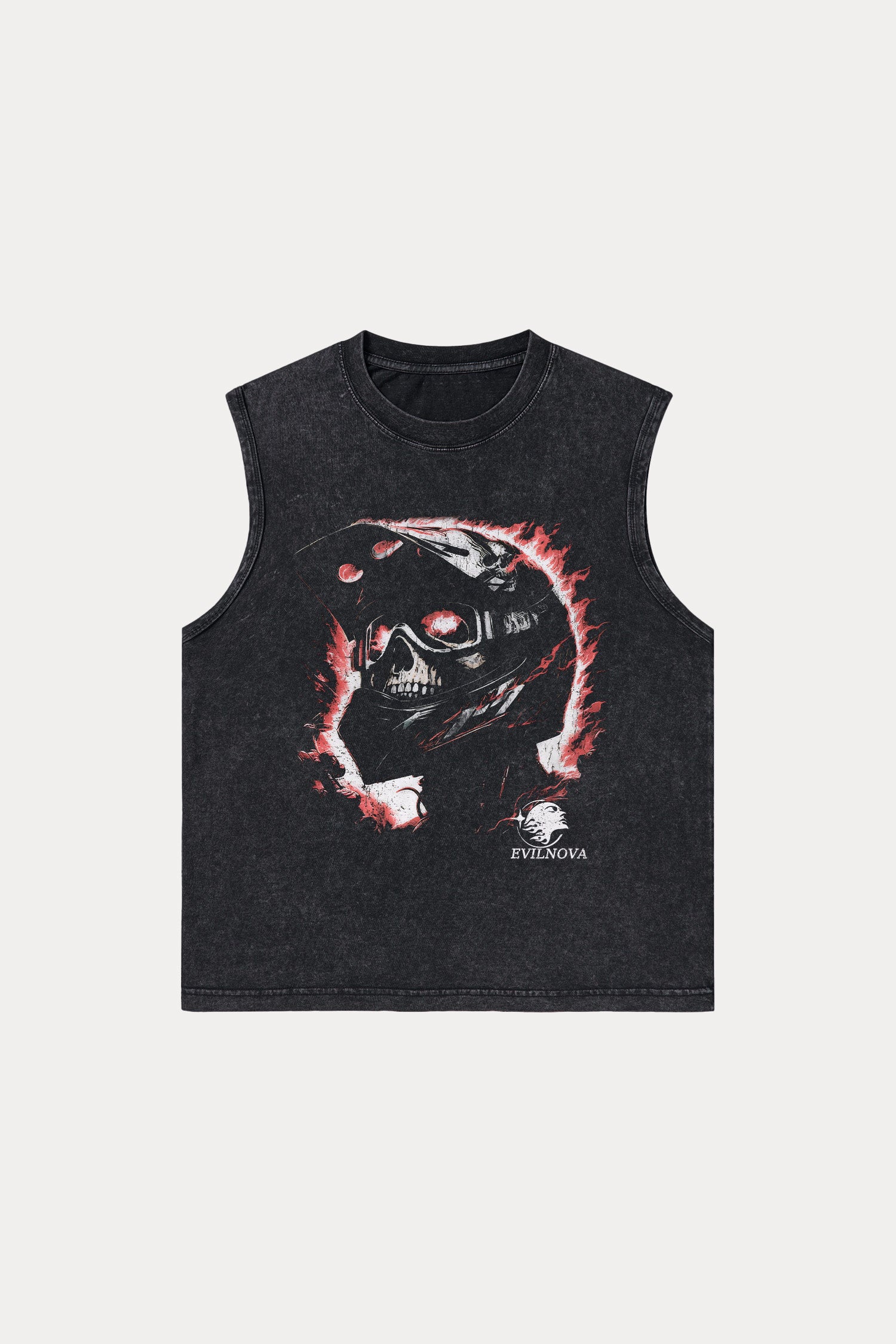 Evilnova Blaze Washed Tank Top-Evilnova