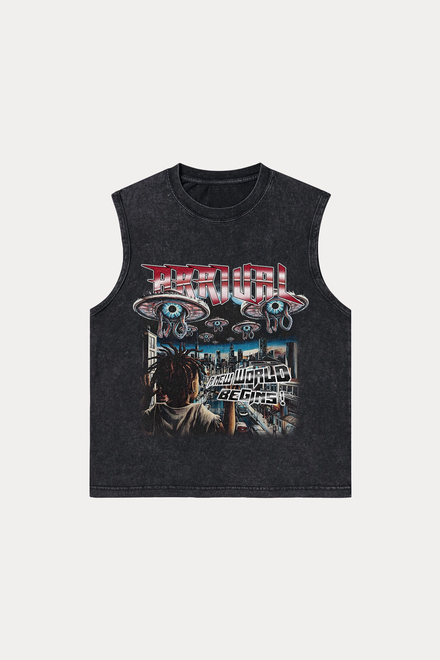Evilnova Arrival Washed Tank Top-Evilnova