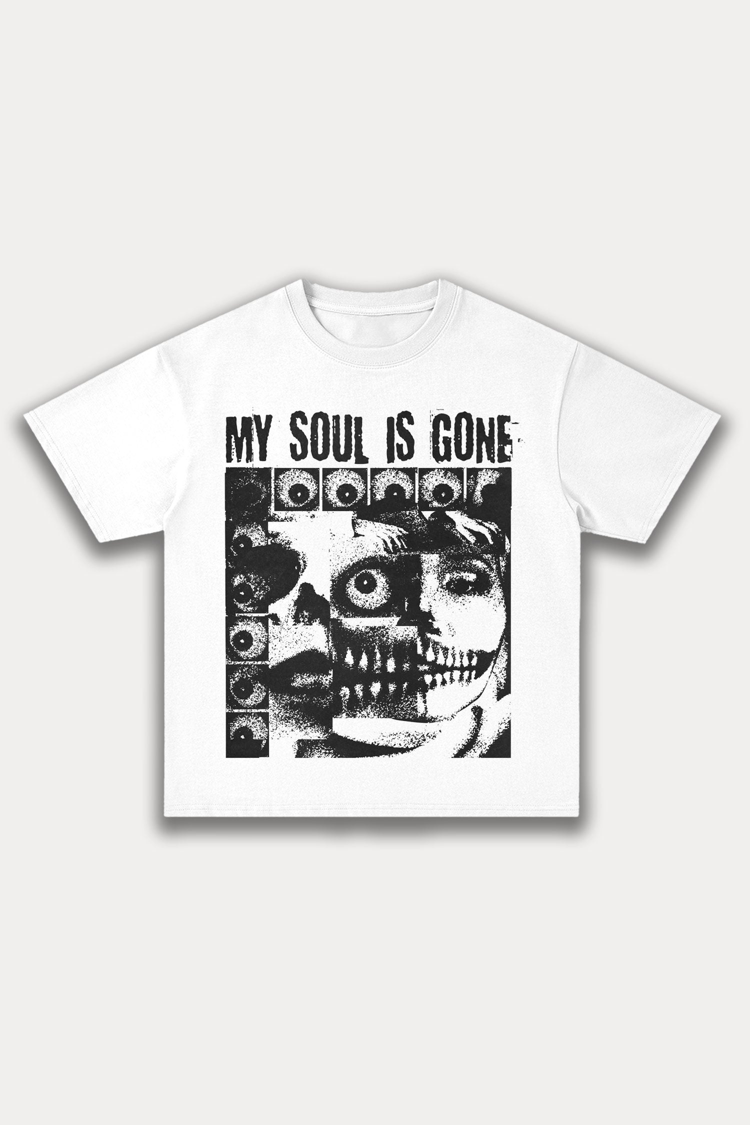 Evilnova My Soul Is Gone Cotton Oversize T-Shirt-Evilnova