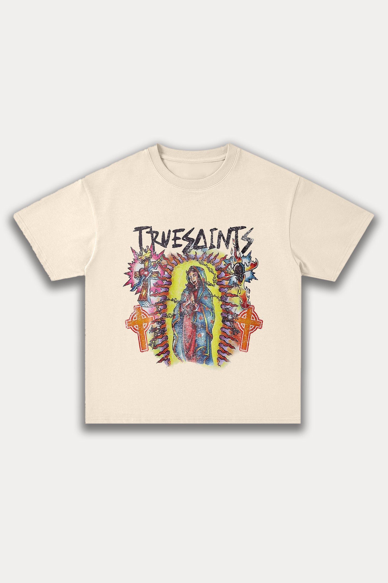 Evilnova Truesaints Cotton Oversize T-Shirt-Evilnova