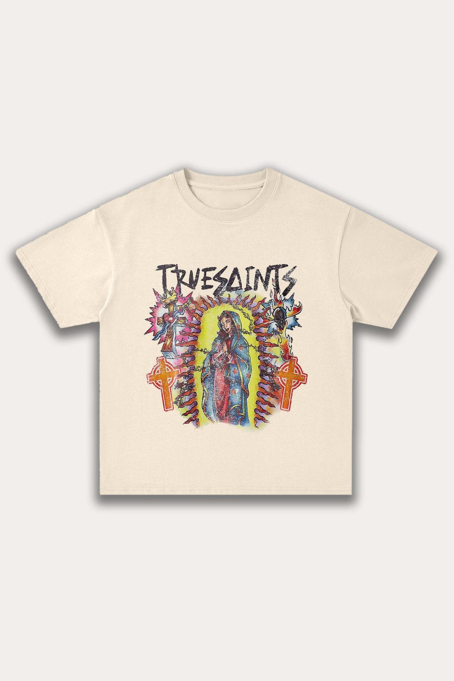 Evilnova Truesaints Cotton Oversize T-Shirt-Evilnova