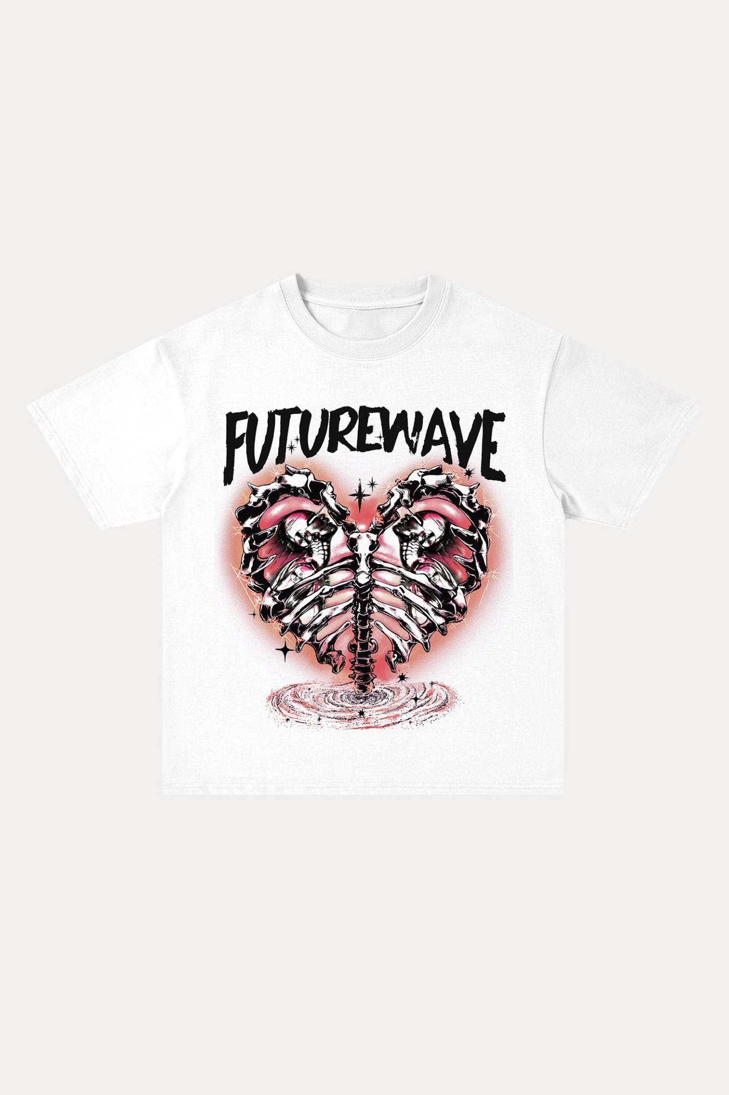 Evilnova Futurewave Cotton Oversize T-Shirt-Evilnova