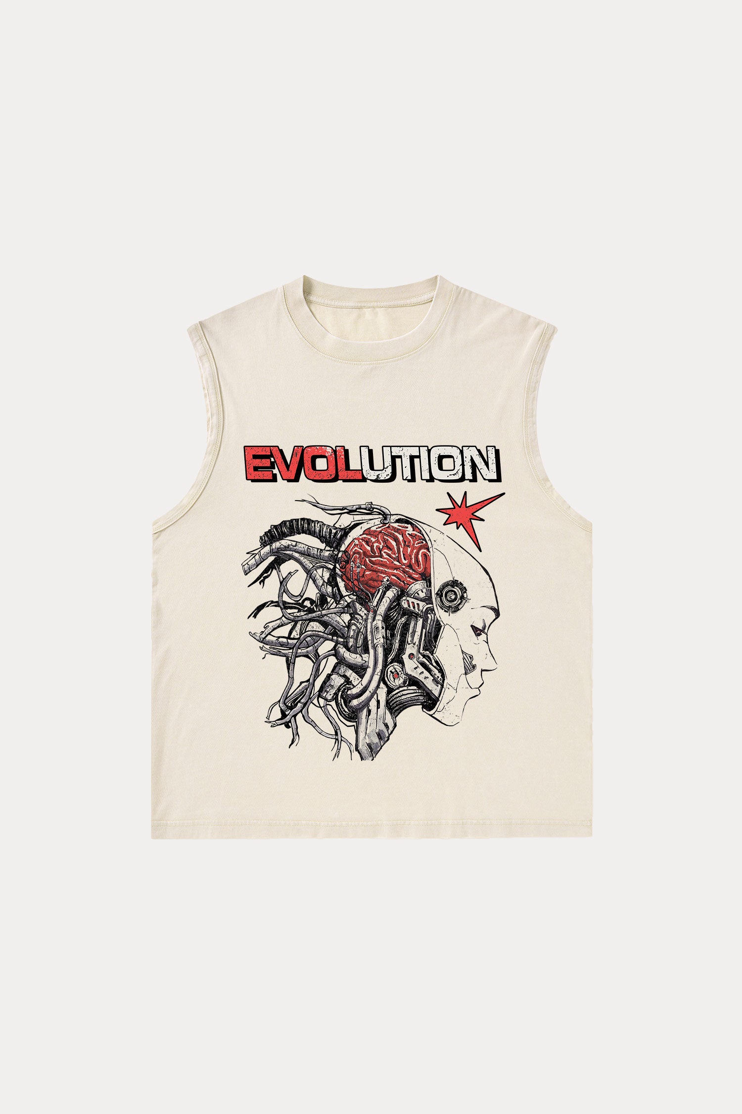 Evilnova Evolution Washed Tank Top-Evilnova