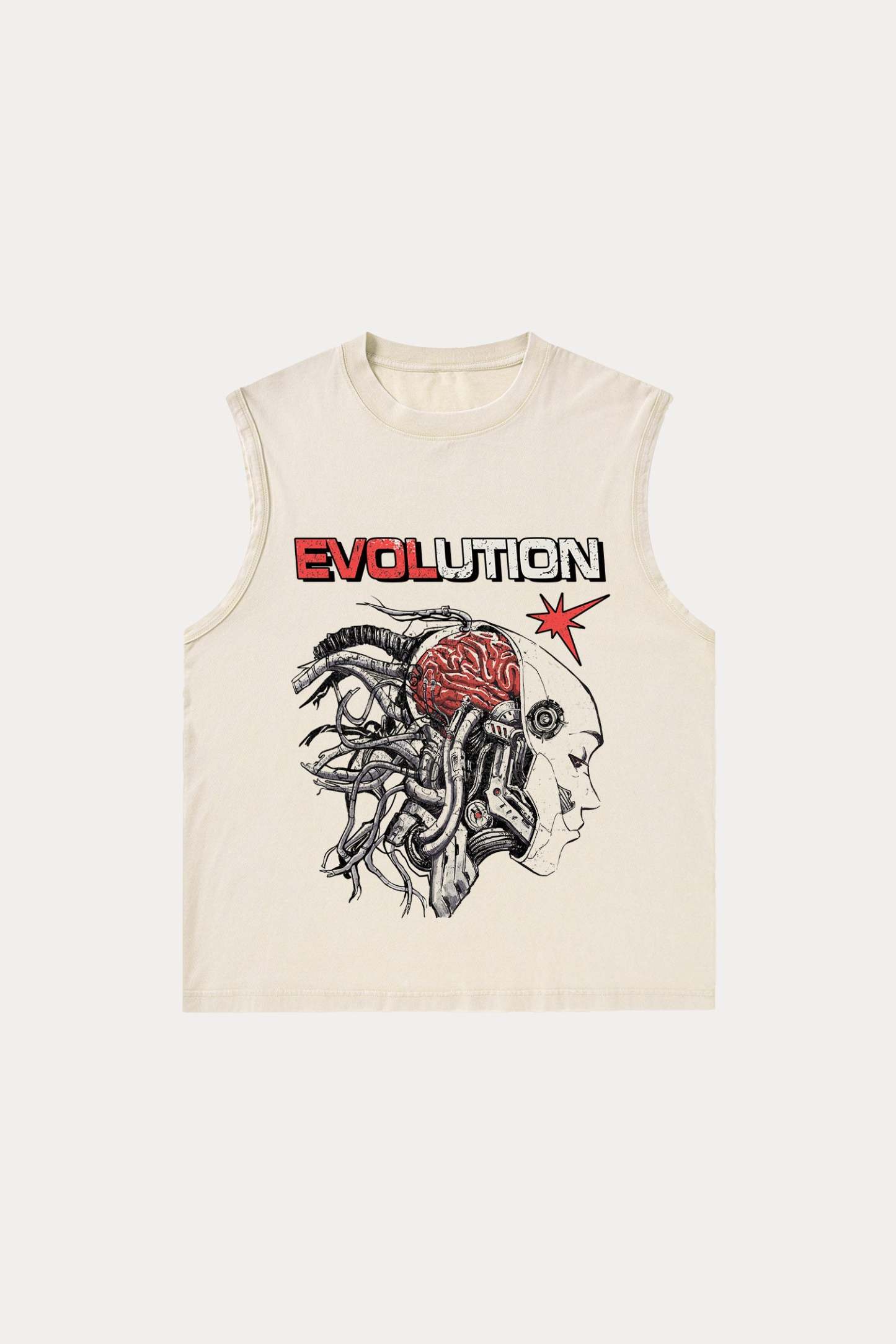 Evilnova Evolution Washed Tank Top-Evilnova