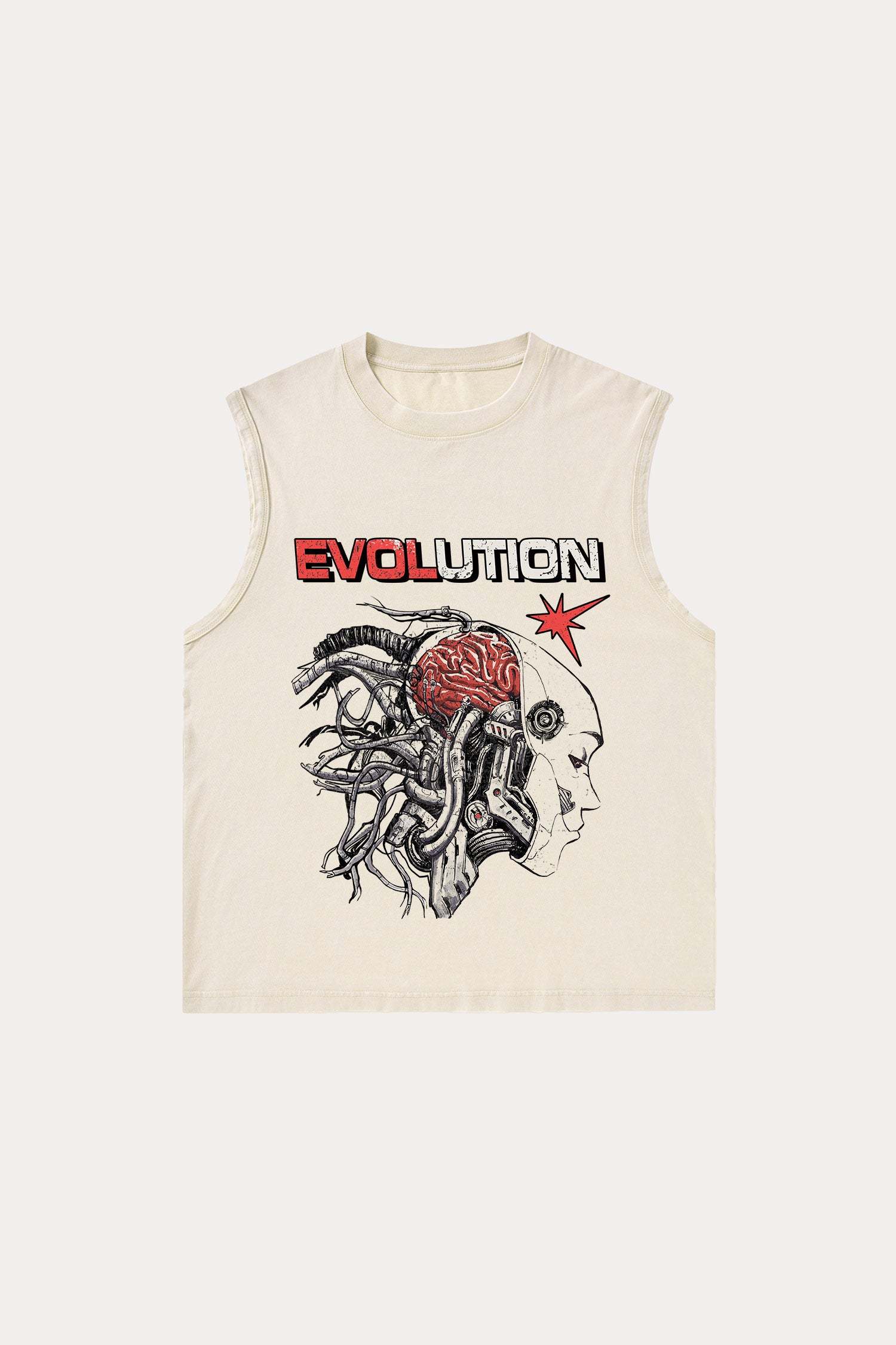 Evilnova Evolution Washed Tank Top-Evilnova