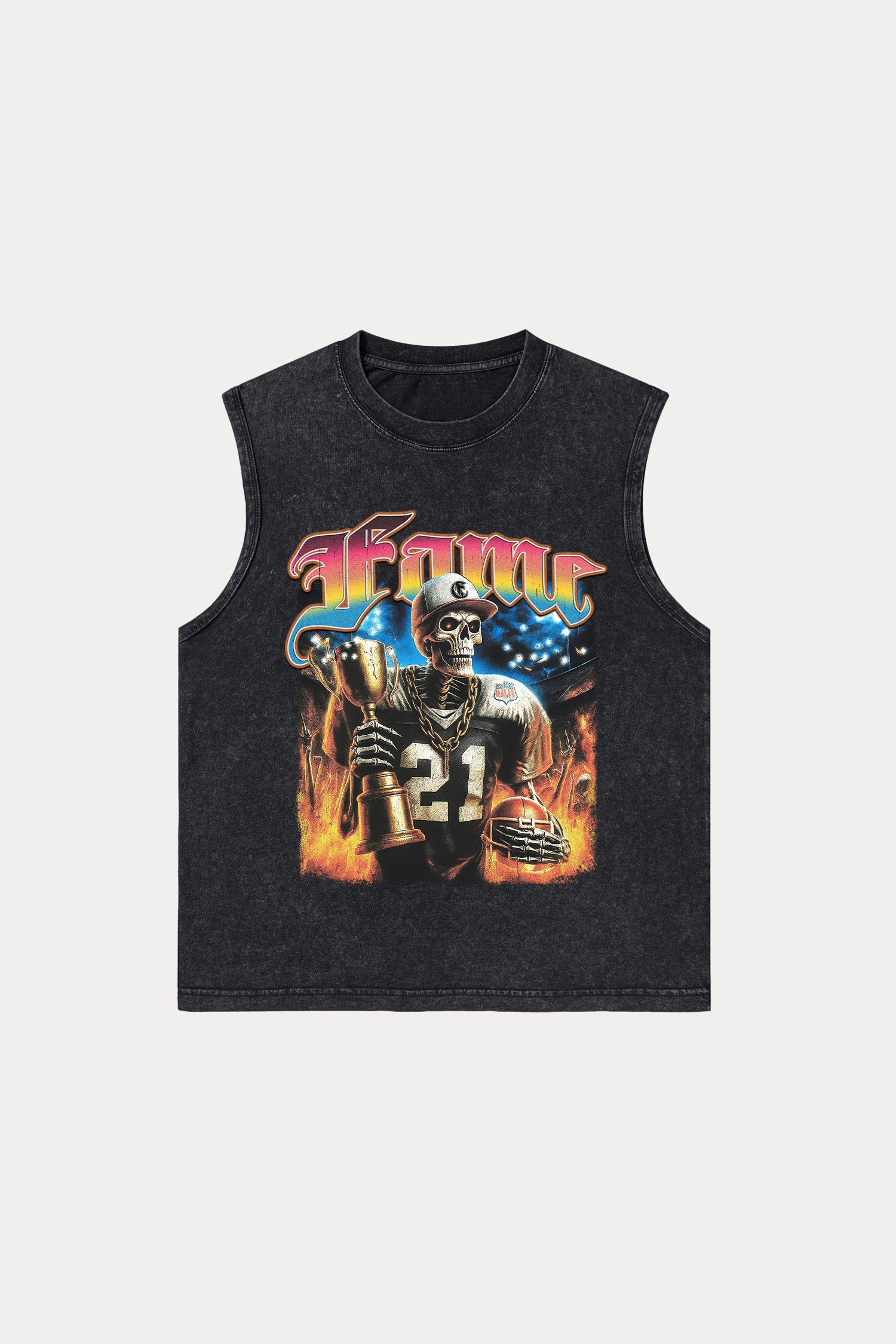 Evilnova Fame Washed Tank Top-Evilnova