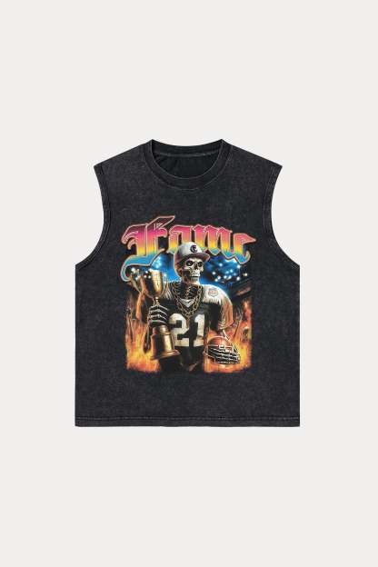 Evilnova Fame Washed Tank Top-Evilnova