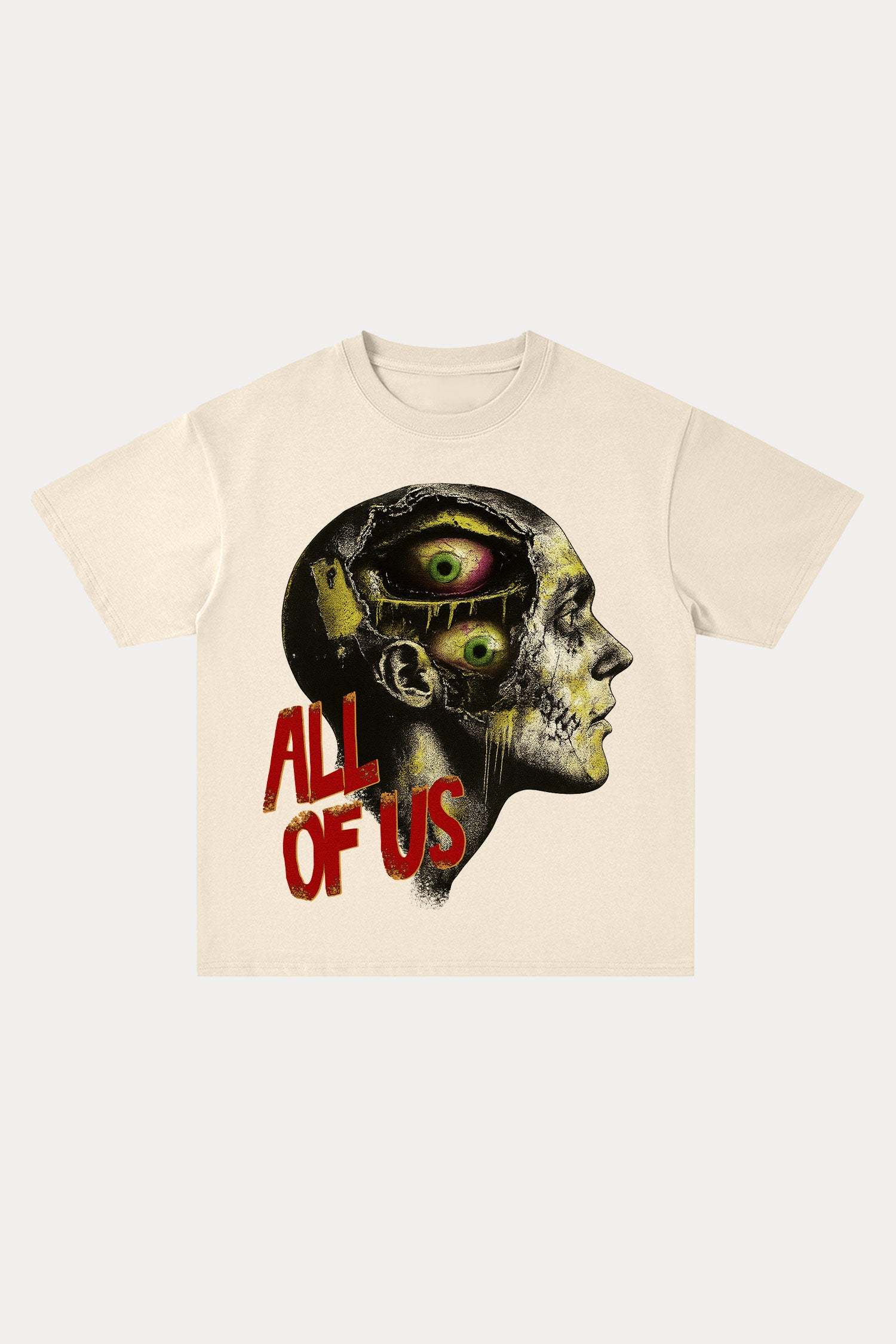 Evilnova All of us Cotton Oversize T-Shirt-Evilnova
