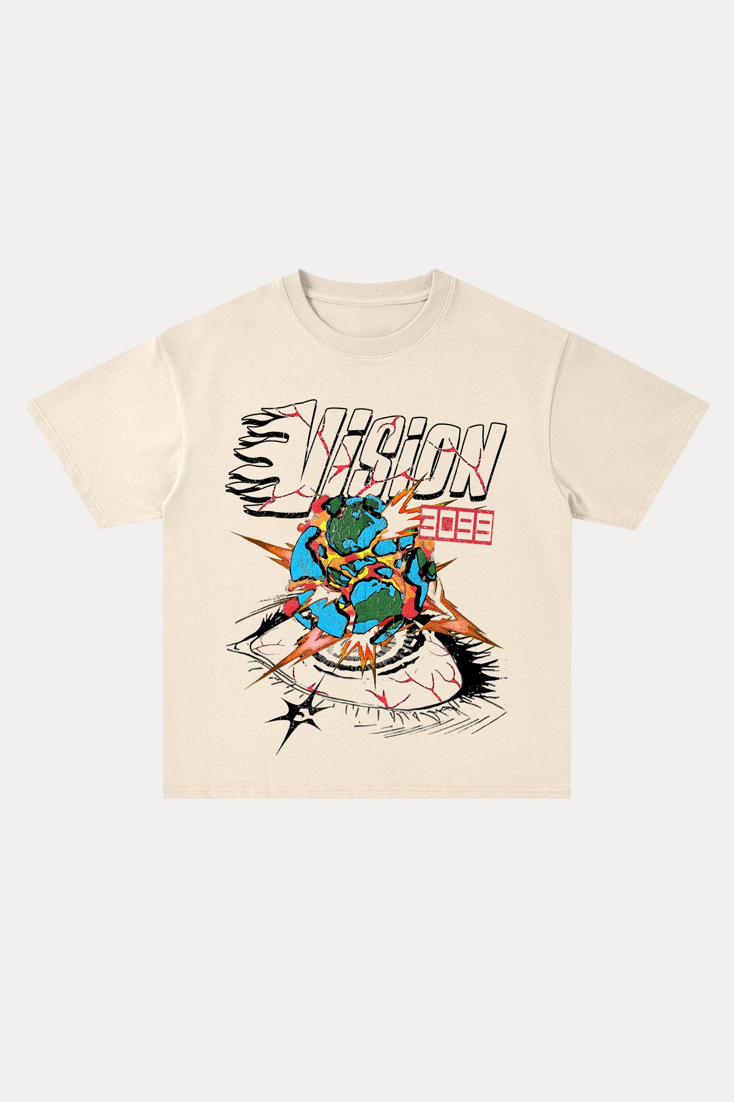 Evilnova Vision Cotton Oversize T-Shirt-Evilnova