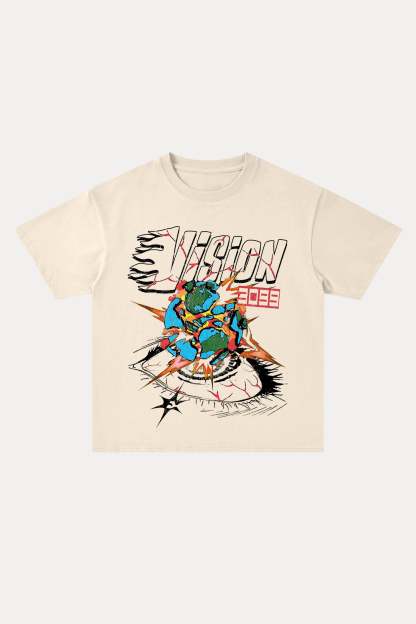 Evilnova Vision Cotton Oversize T-Shirt-Evilnova