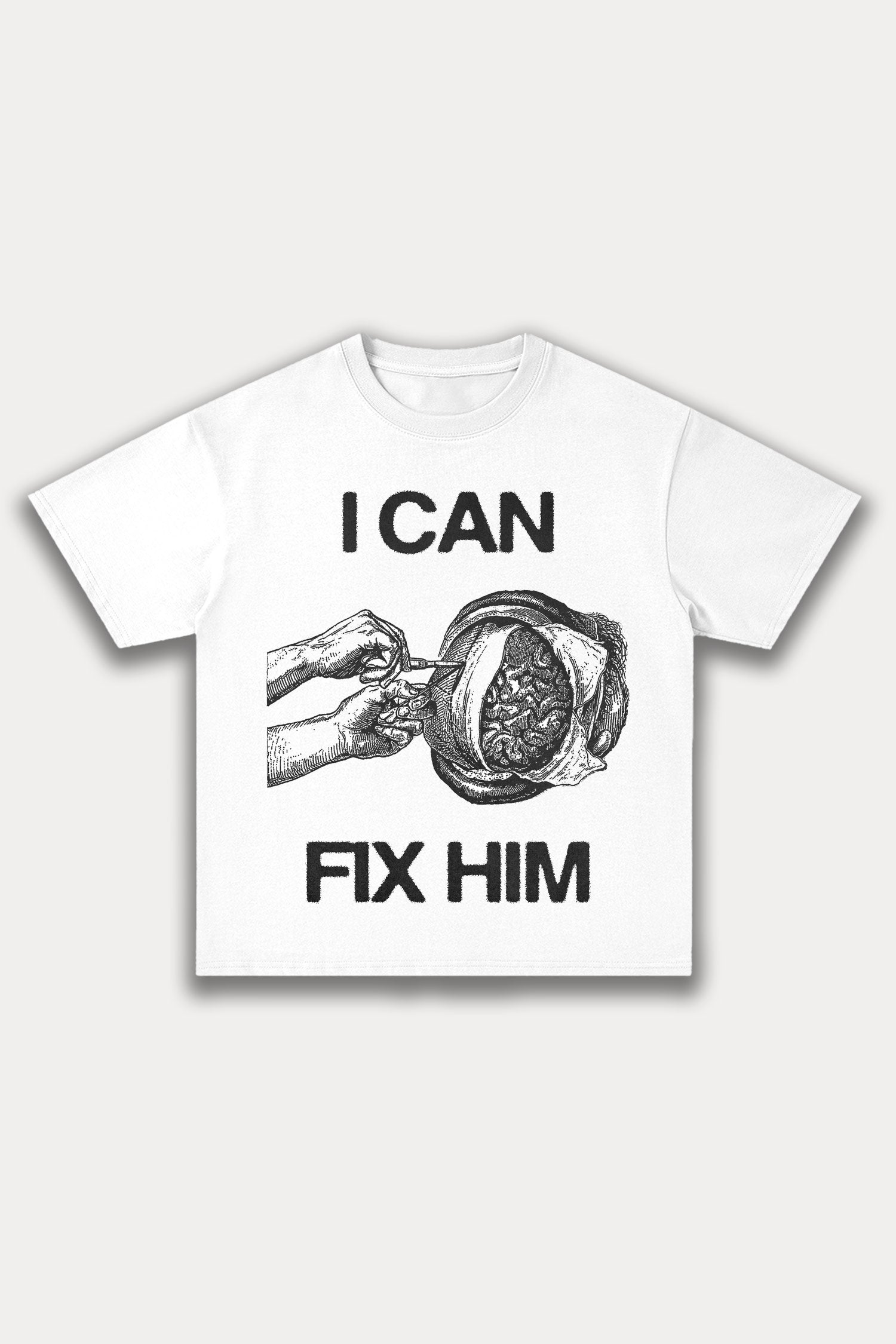 Evilnova Fix Him Cotton Oversize T-Shirt-Evilnova