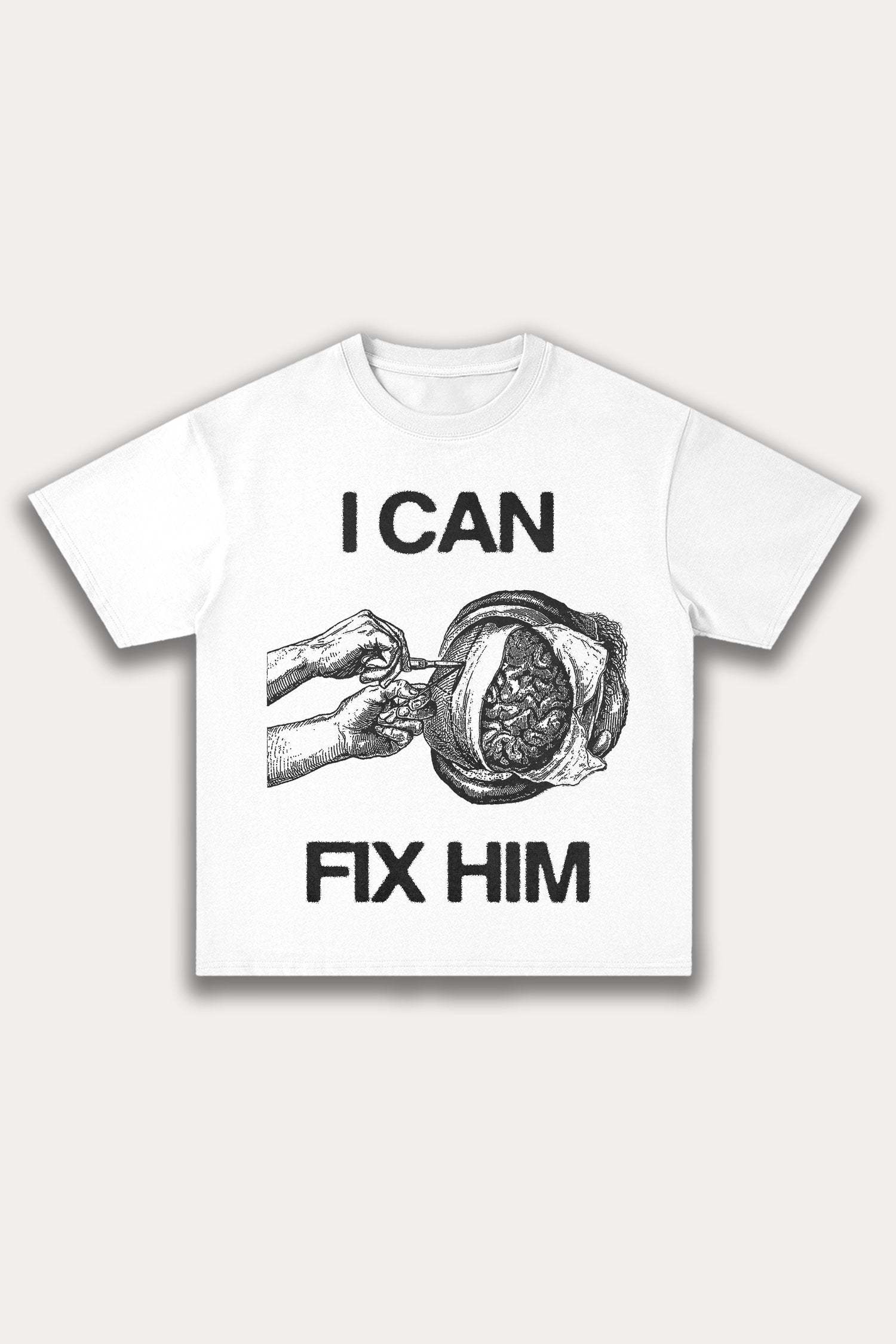 Evilnova Fix Him Cotton Oversize T-Shirt-Evilnova