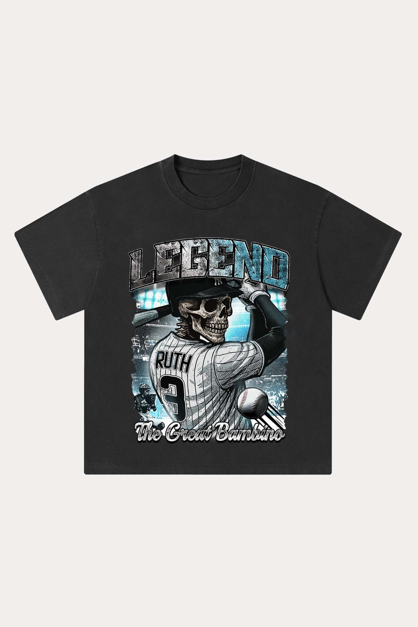 Evilnova Legend Washed Streetwear T-Shirt-Evilnova