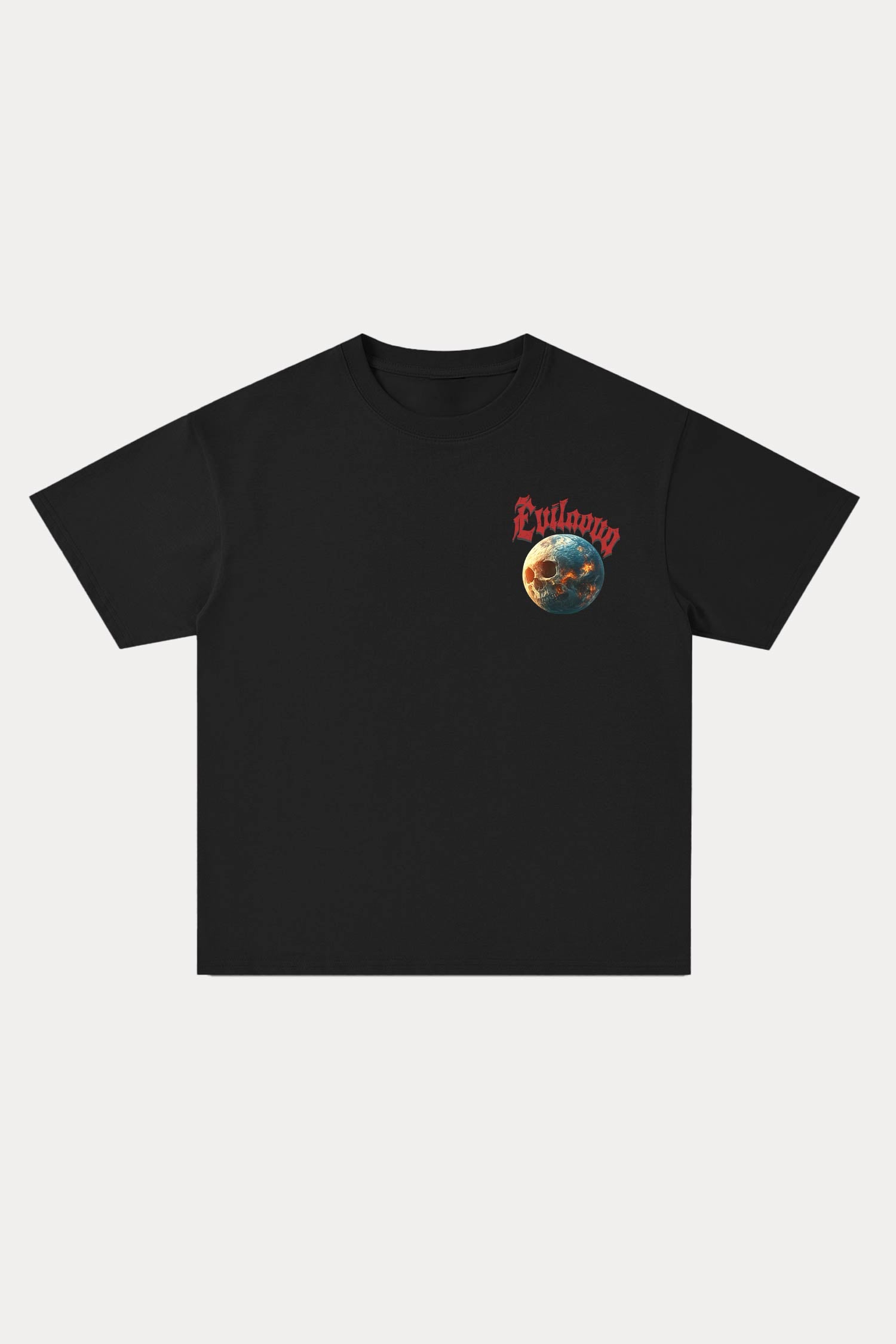 Evilnova Cosmic Explorer Cotton Oversize T-Shirt-Evilnova