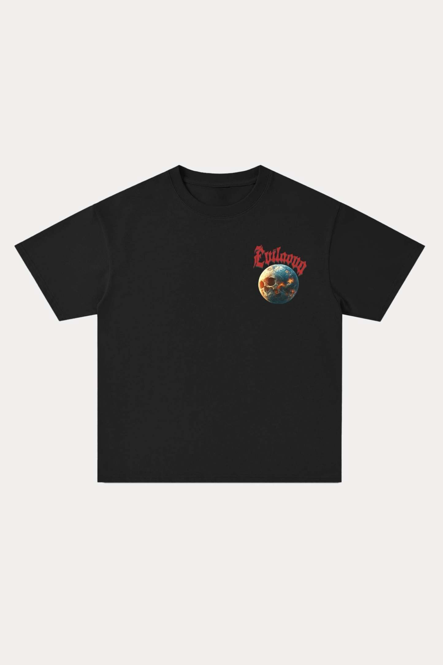Evilnova Cosmic Explorer Cotton Oversize T-Shirt-Evilnova