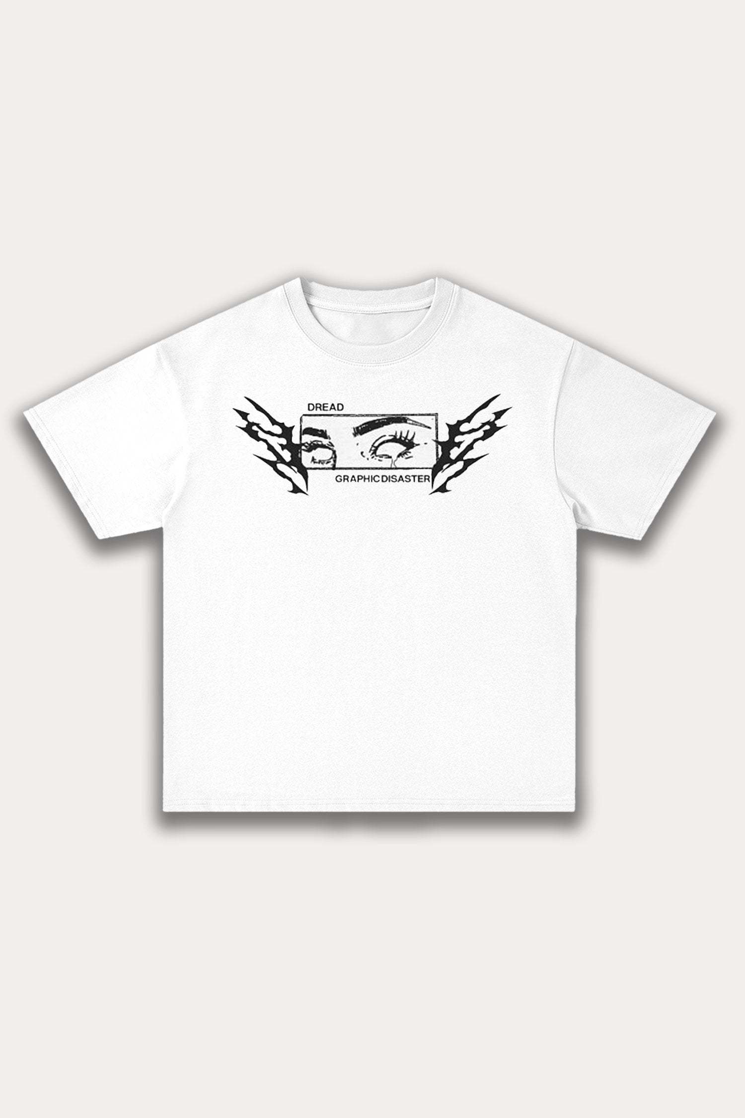 Evilnova Graphic Disaster Cotton Oversize T-Shirt-Evilnova