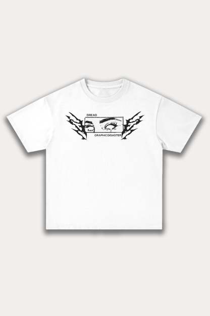 Evilnova Graphic Disaster Cotton Oversize T-Shirt-Evilnova