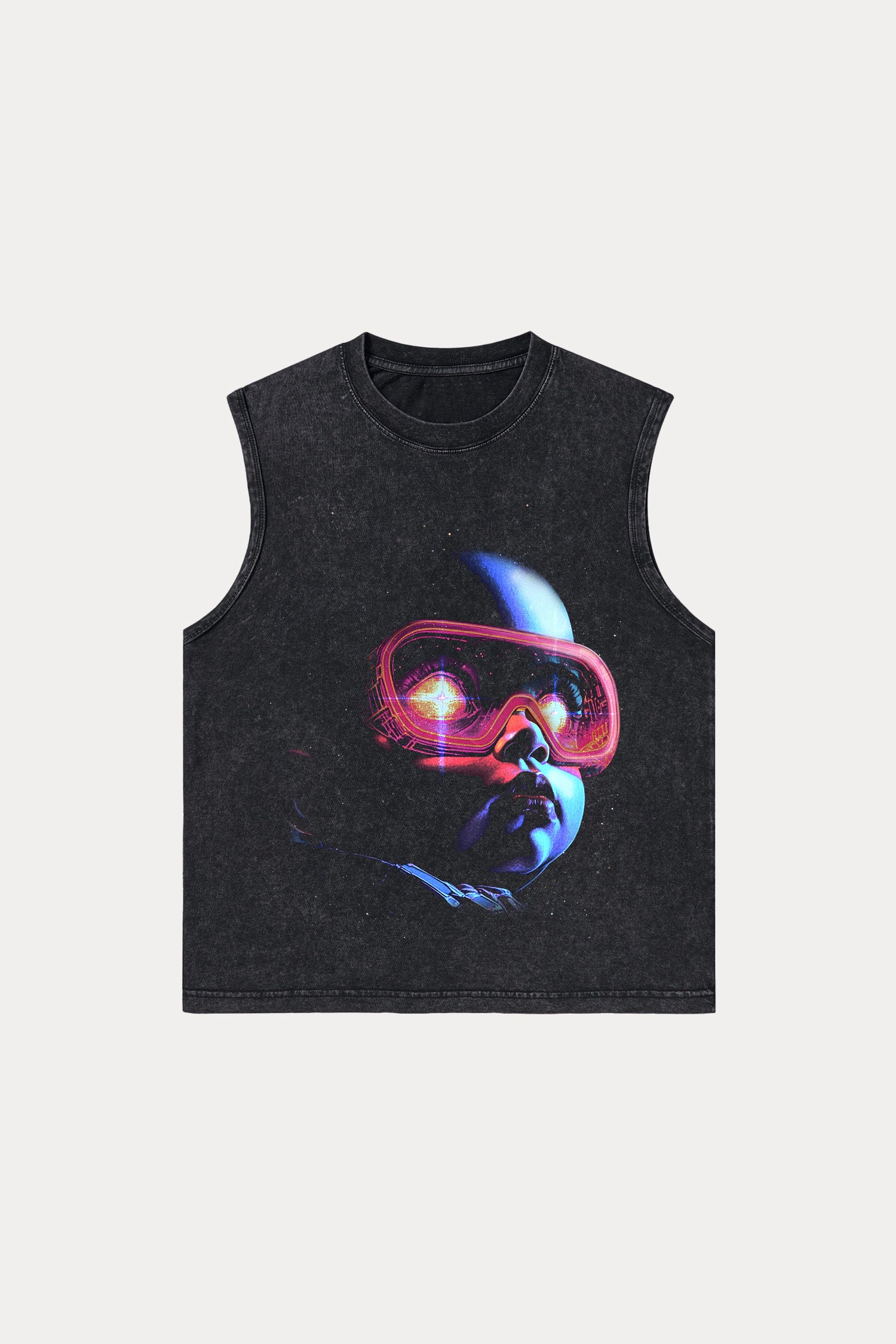 Evilnova Galactic Child Washed Tank Top-Evilnova