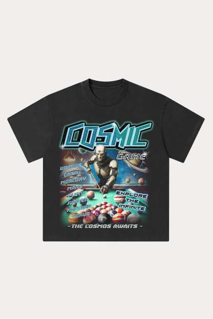 Evilnova Cosmis Washed Streetwear T-Shirt-Evilnova