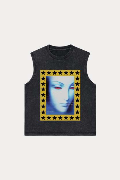 Evilnova Phantom Washed Tank Top-Evilnova