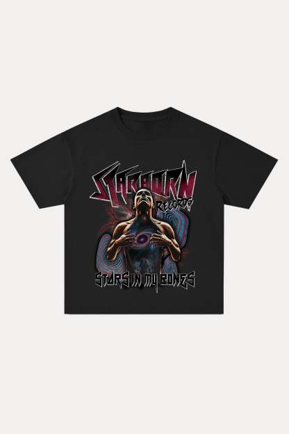 Evilnova Starborn Cotton Oversize T-Shirt-Evilnova