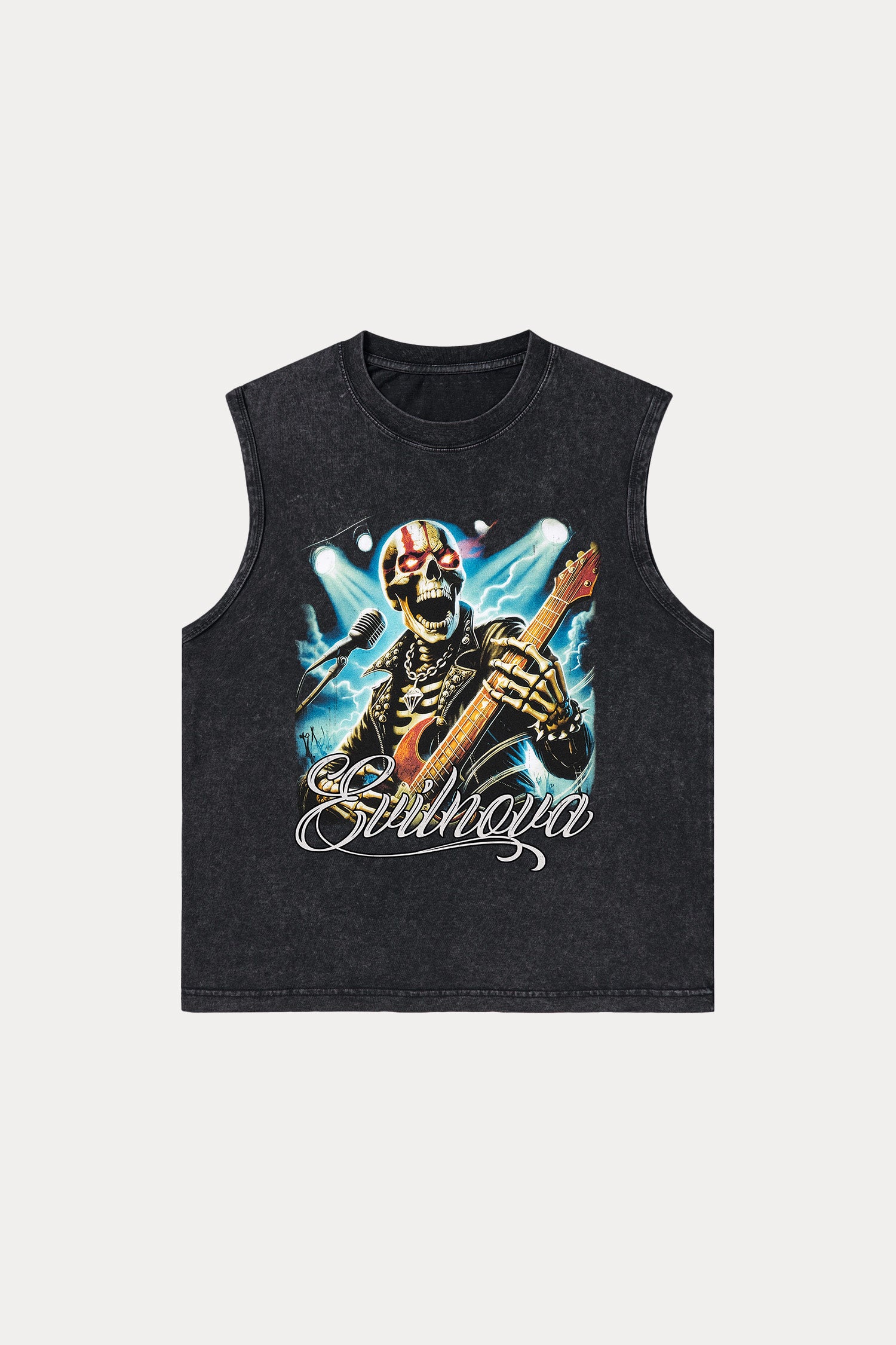 Evilnova Concert Washed Tank Top-Evilnova