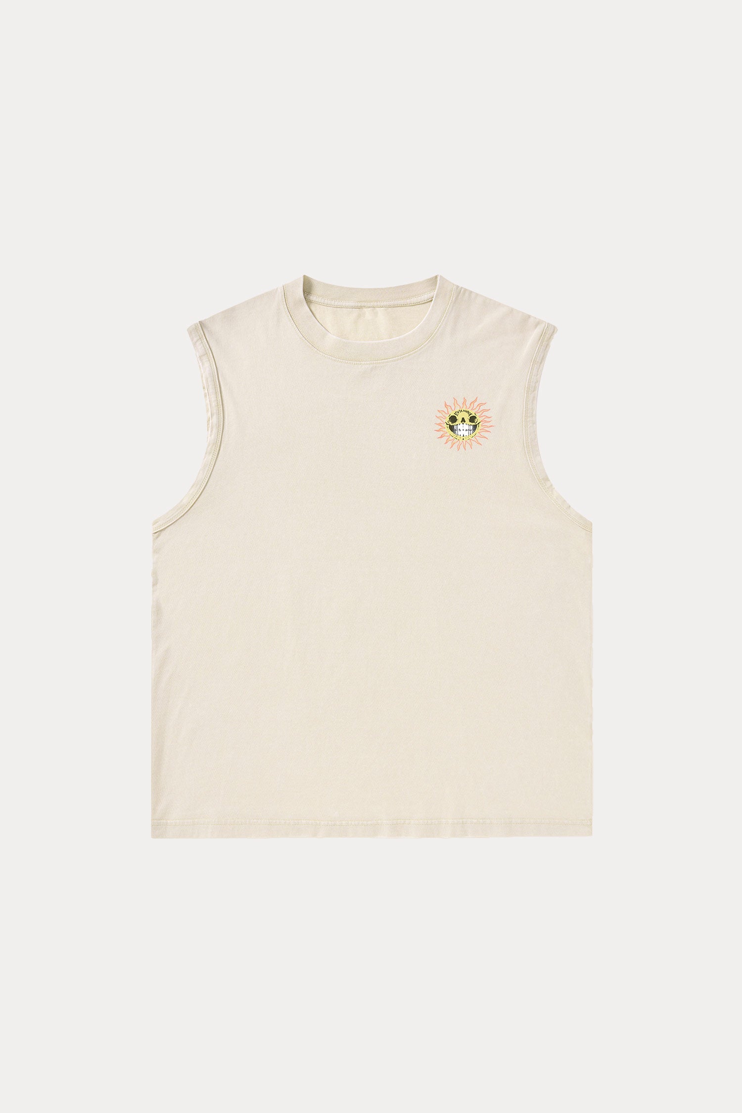 Evilnova The Grin of Doom Washed Tank Top-Evilnova