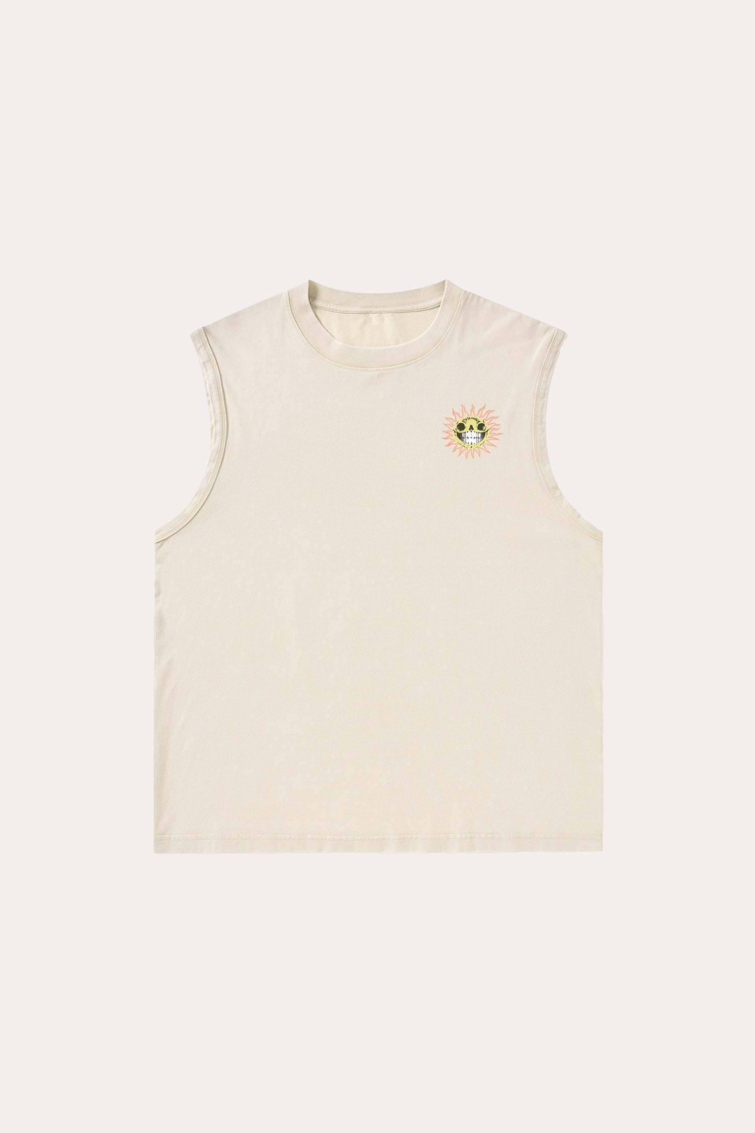 Evilnova The Grin of Doom Washed Tank Top-Evilnova