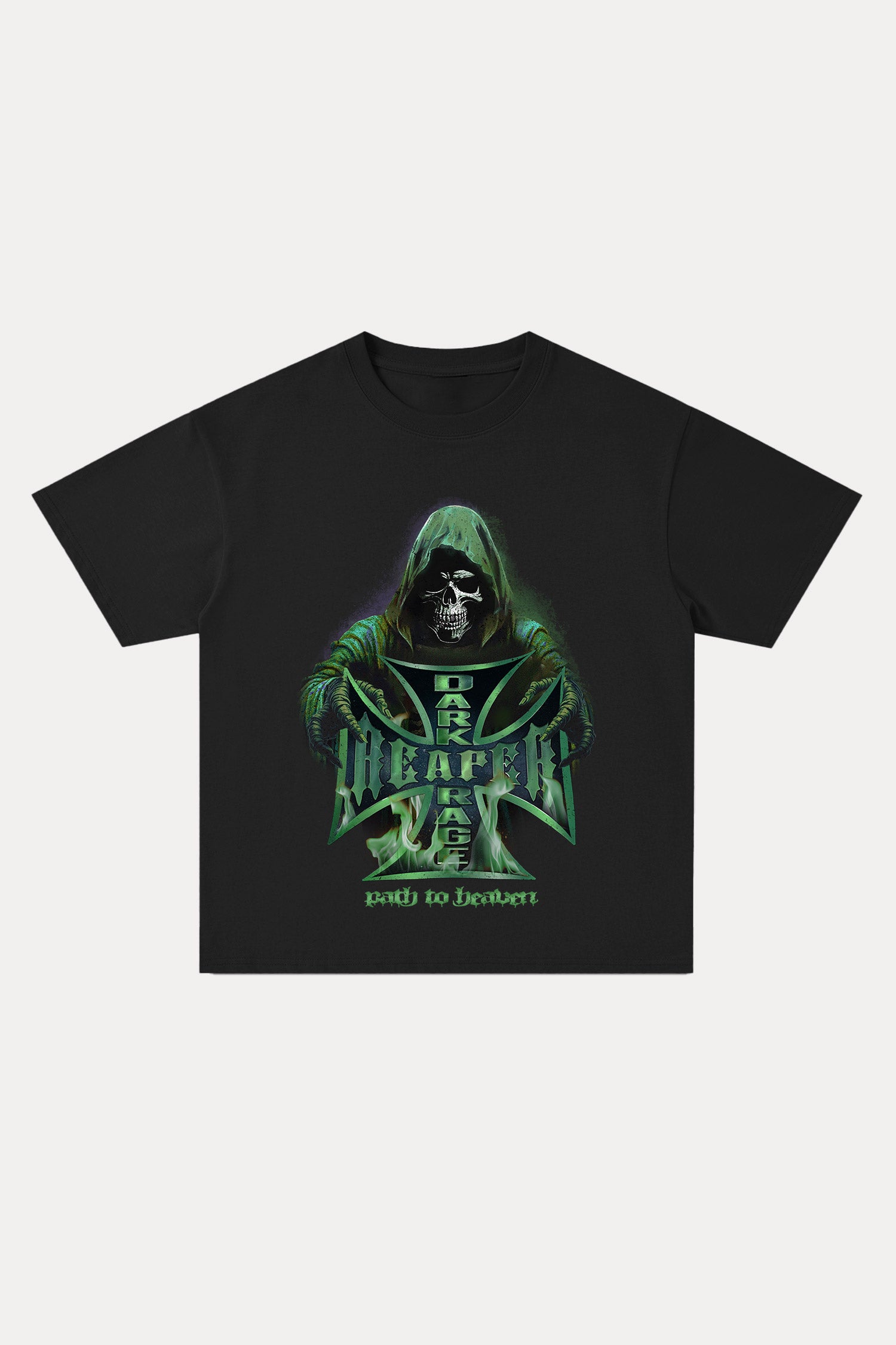 Evilnova Dark Rage Cotton Oversize T-Shirt-Evilnova