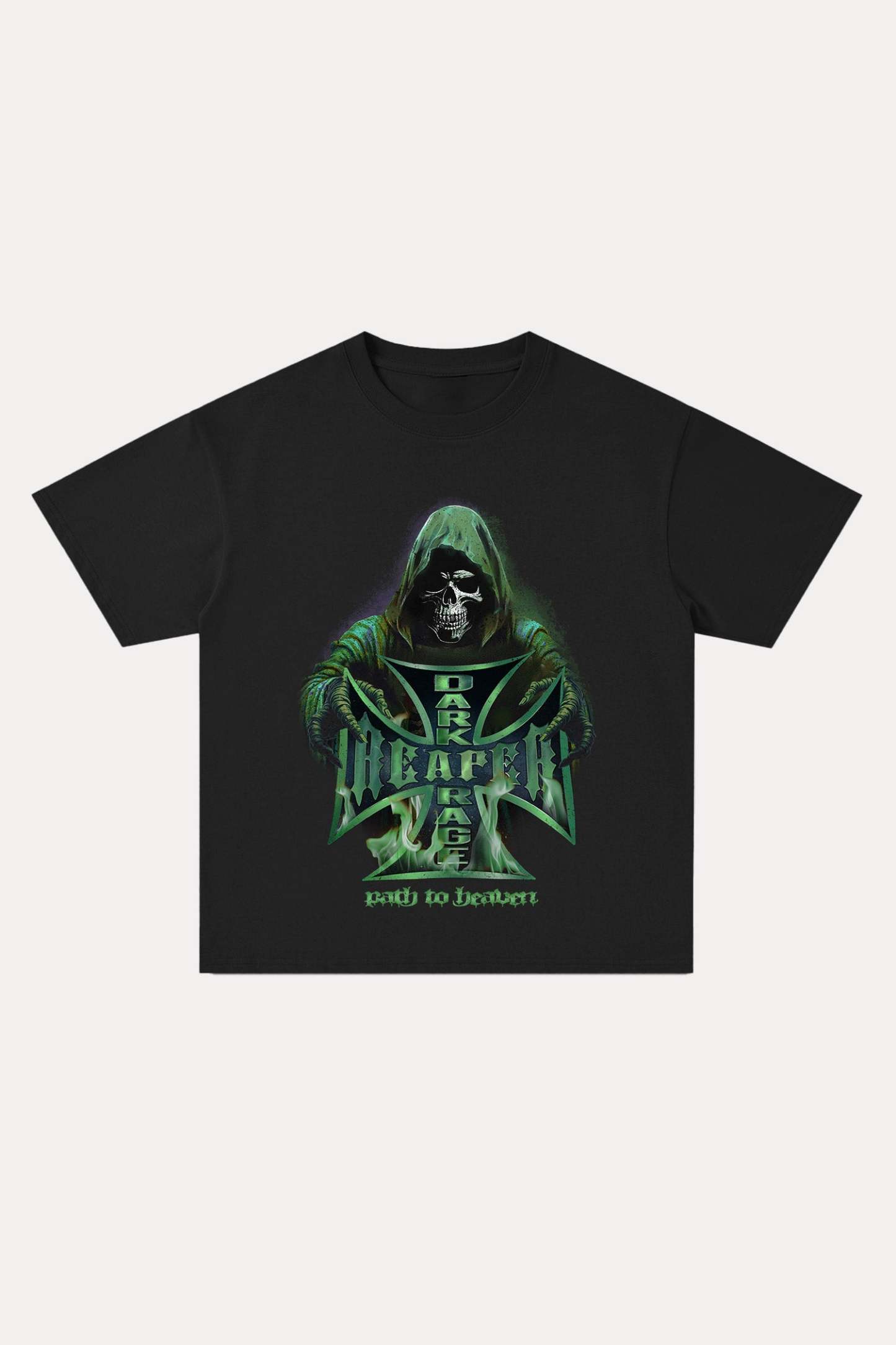 Evilnova Dark Rage Cotton Oversize T-Shirt-Evilnova