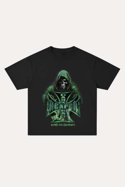 Evilnova Dark Rage Cotton Oversize T-Shirt-Evilnova
