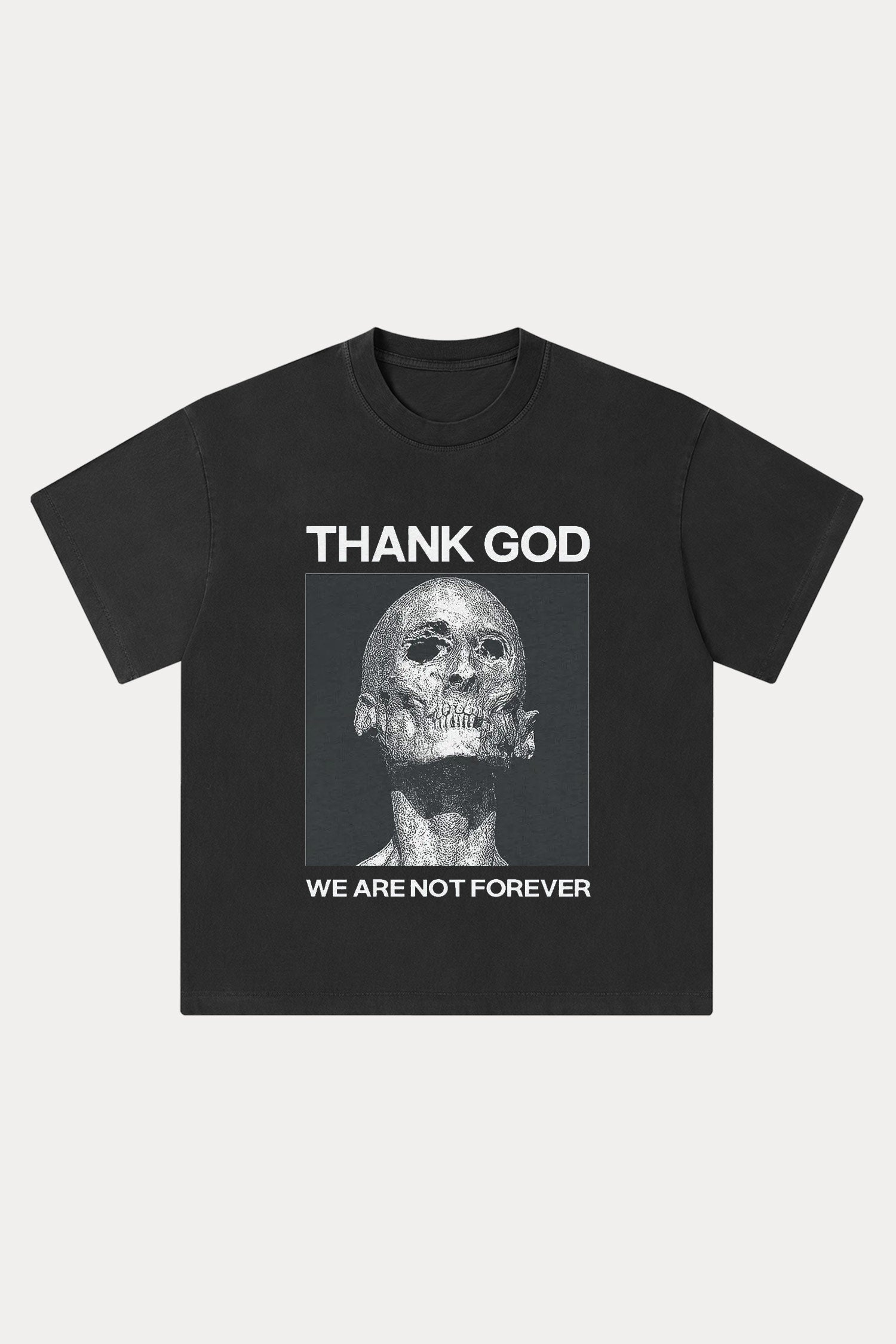 Evilnova We Are Not Forever Washed Streetwear T-Shirt-Evilnova