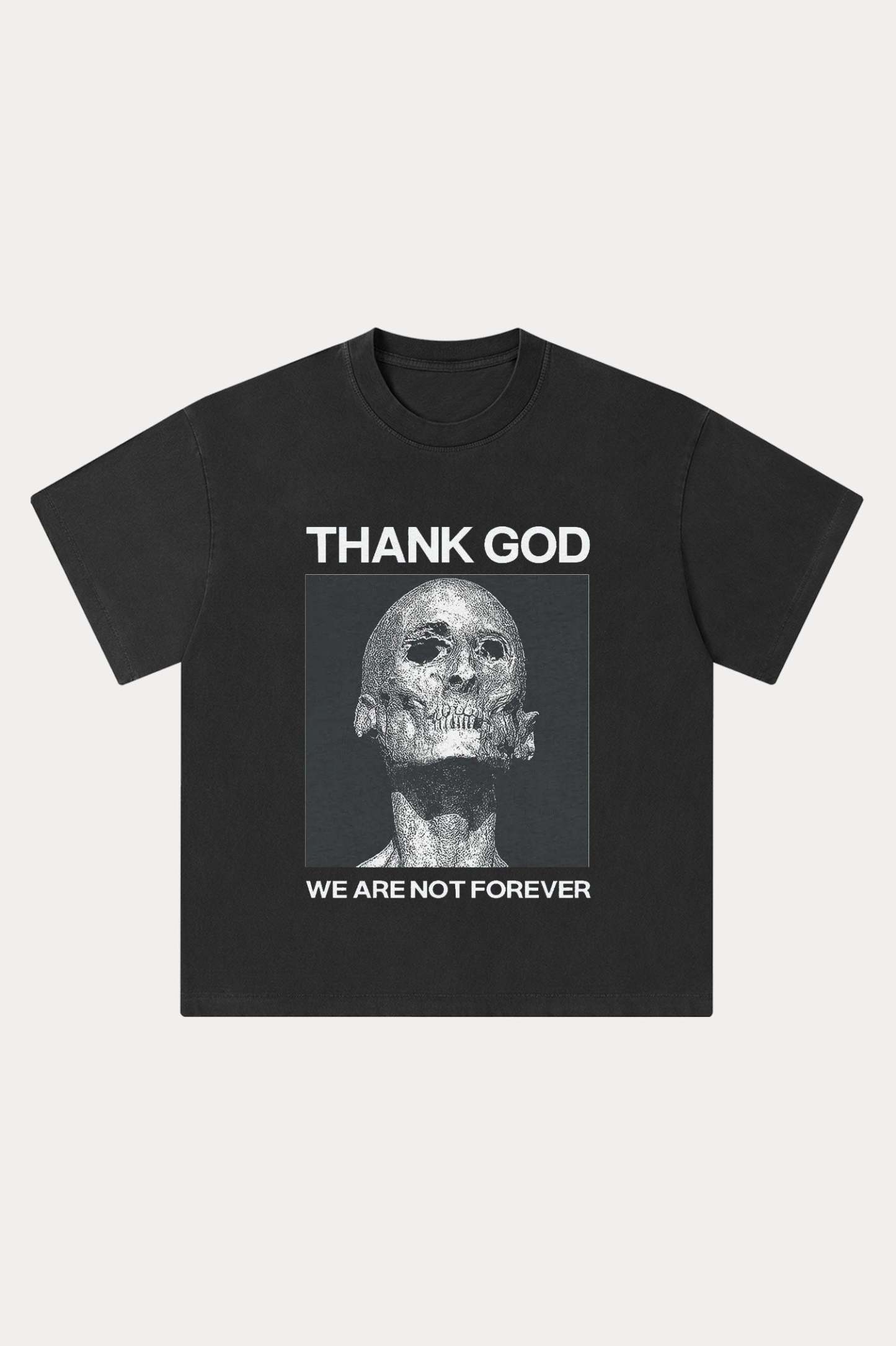 Evilnova We Are Not Forever Washed Streetwear T-Shirt-Evilnova