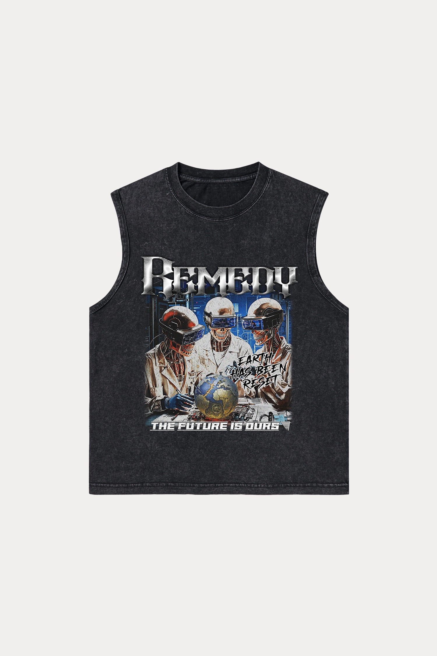 Evilnova Remedy Washed Tank Top-Evilnova