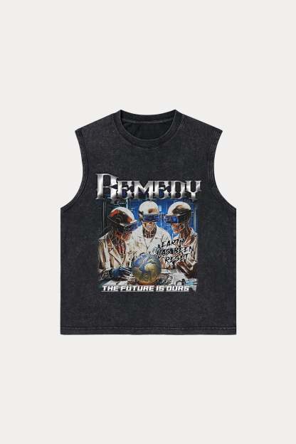 Evilnova Remedy Washed Tank Top-Evilnova