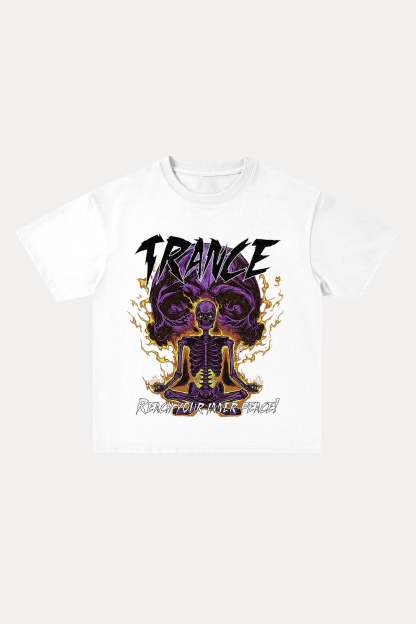 Evilnova Trance Cotton Oversize T-Shirt-Evilnova
