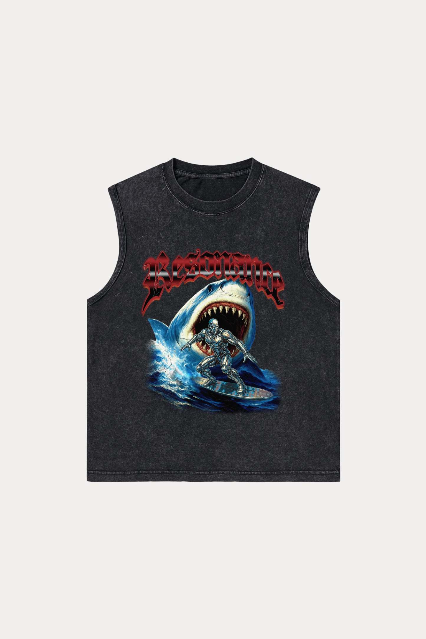 Evilnova Resonance Washed Tank Top-Evilnova