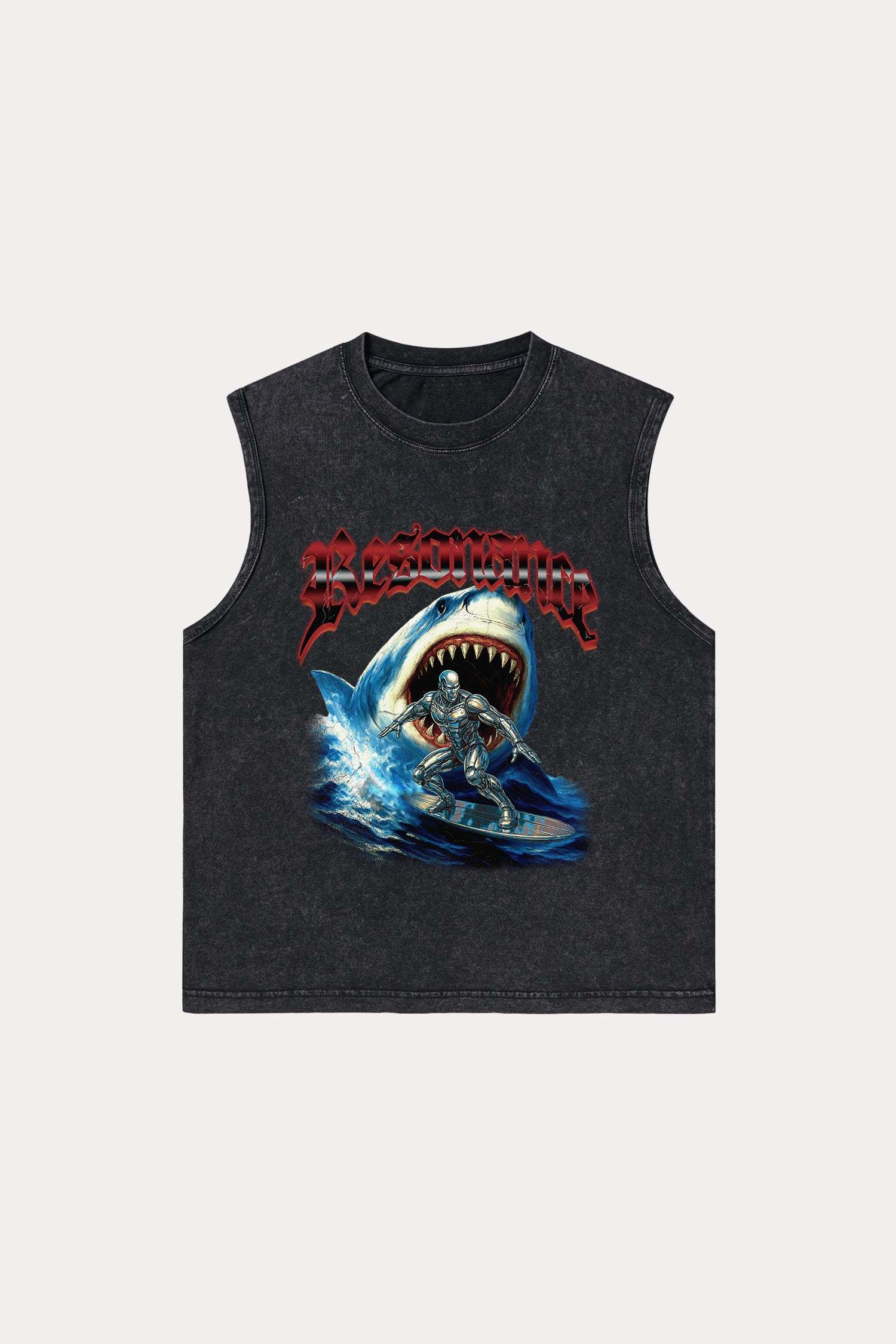 Evilnova Resonance Washed Tank Top-Evilnova