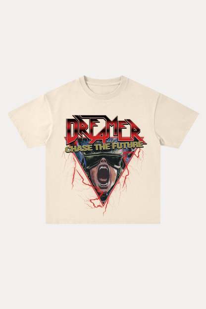 Evilnova Dreamer Cotton Oversize T-Shirt-Evilnova