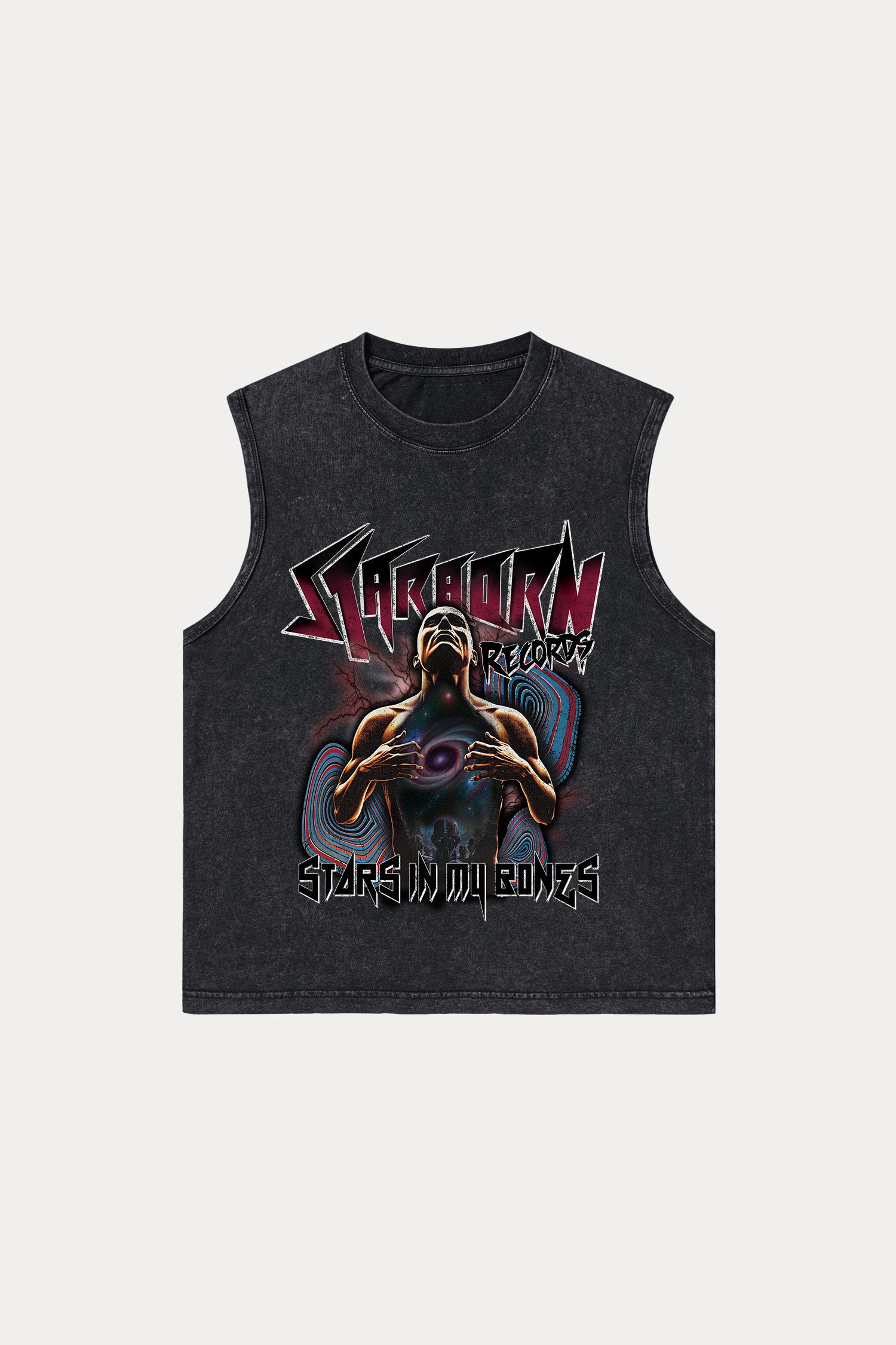 Evilnova Starborn Washed Tank Top-Evilnova