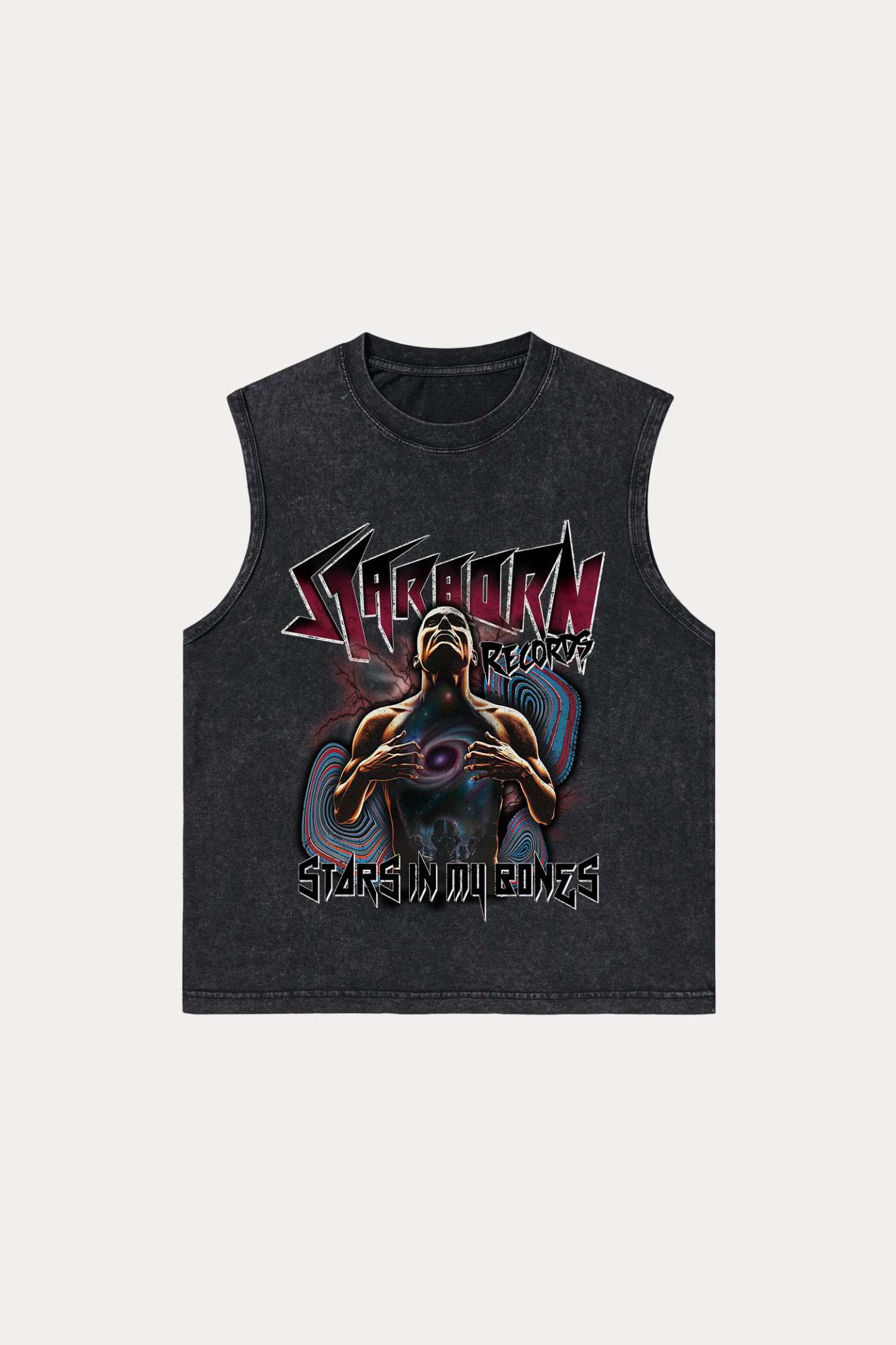 Evilnova Starborn Washed Tank Top-Evilnova
