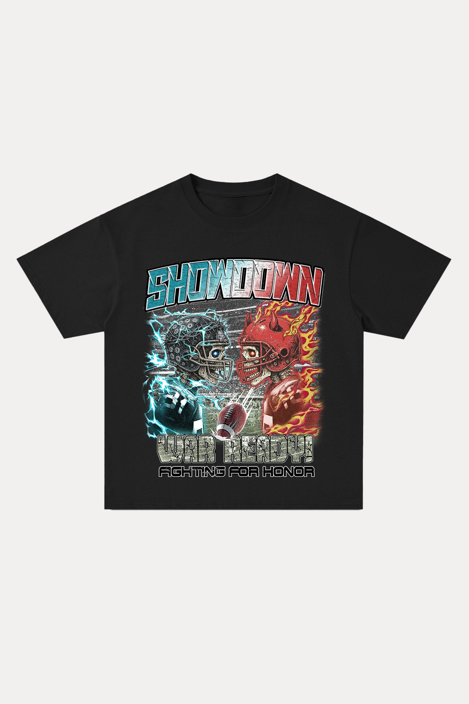 Evilnova Showdown Cotton Oversize T-Shirt-Evilnova