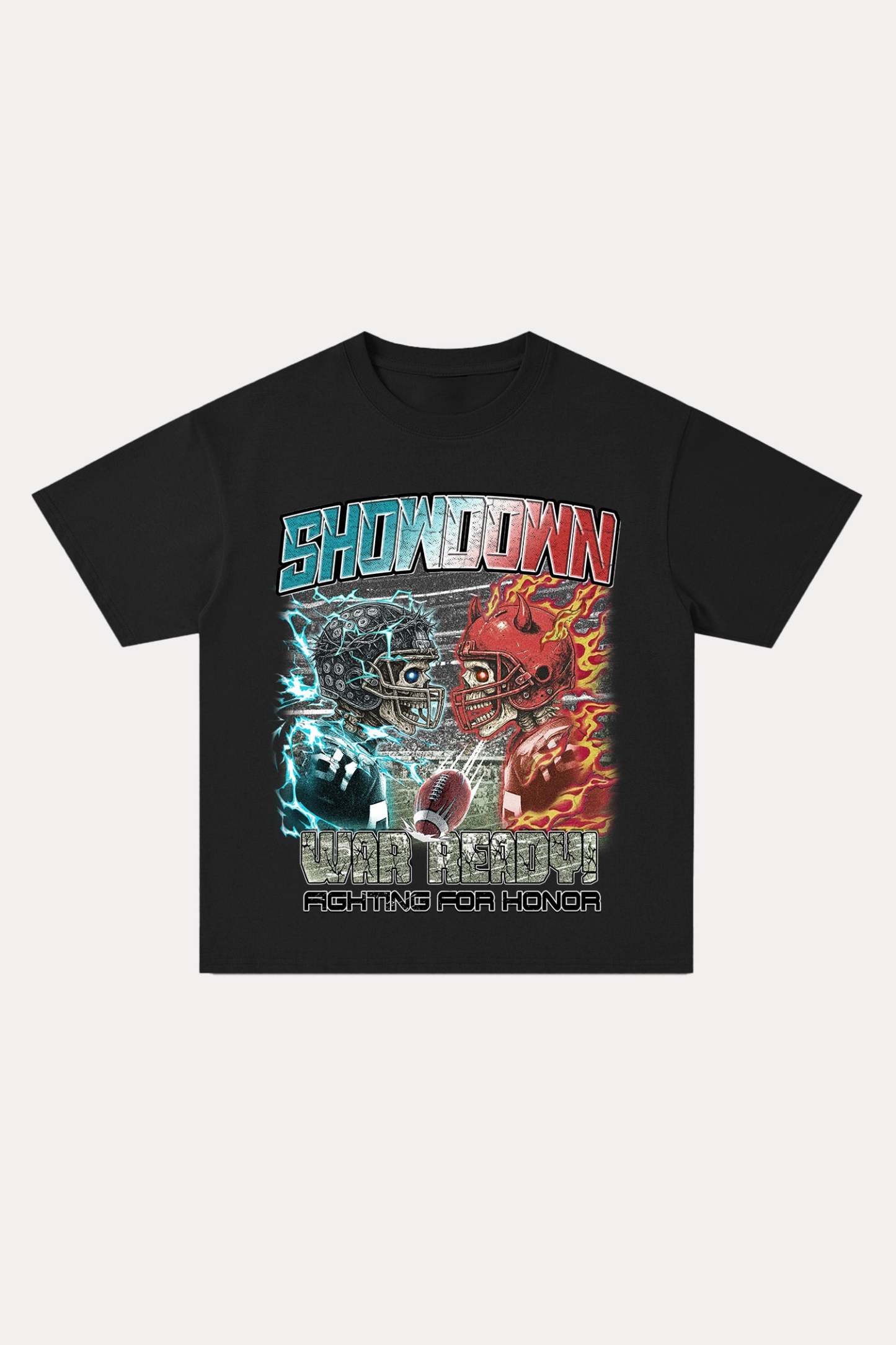Evilnova Showdown Cotton Oversize T-Shirt-Evilnova