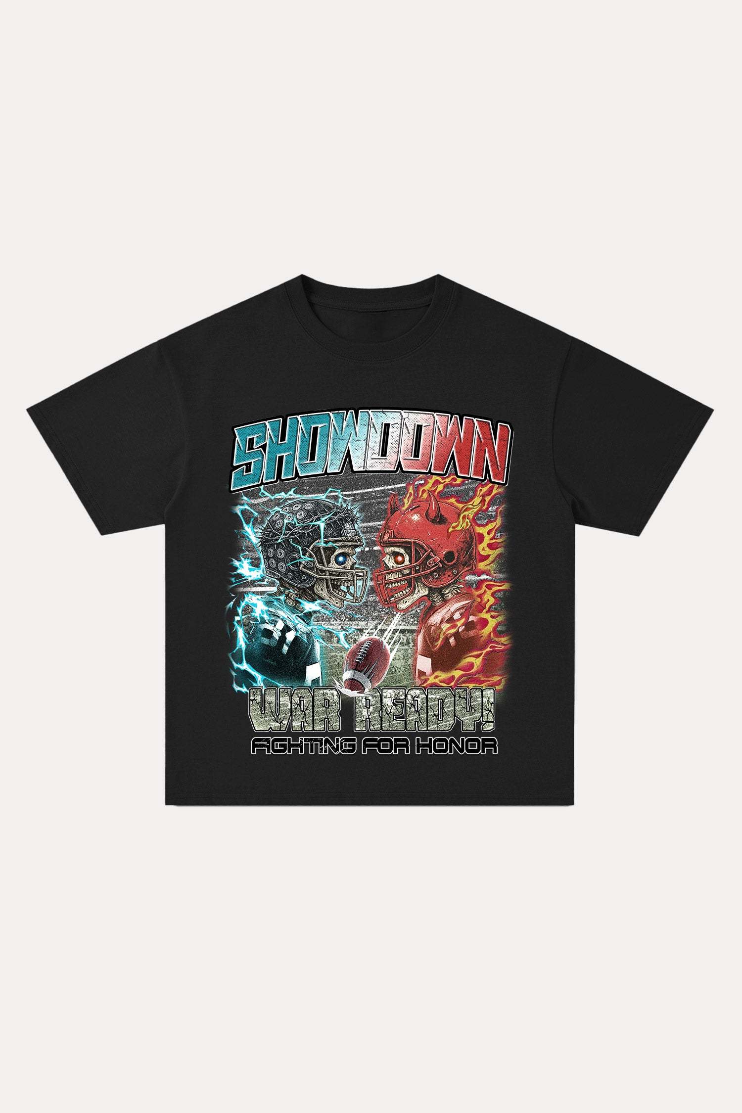 Evilnova Showdown Cotton Oversize T-Shirt-Evilnova