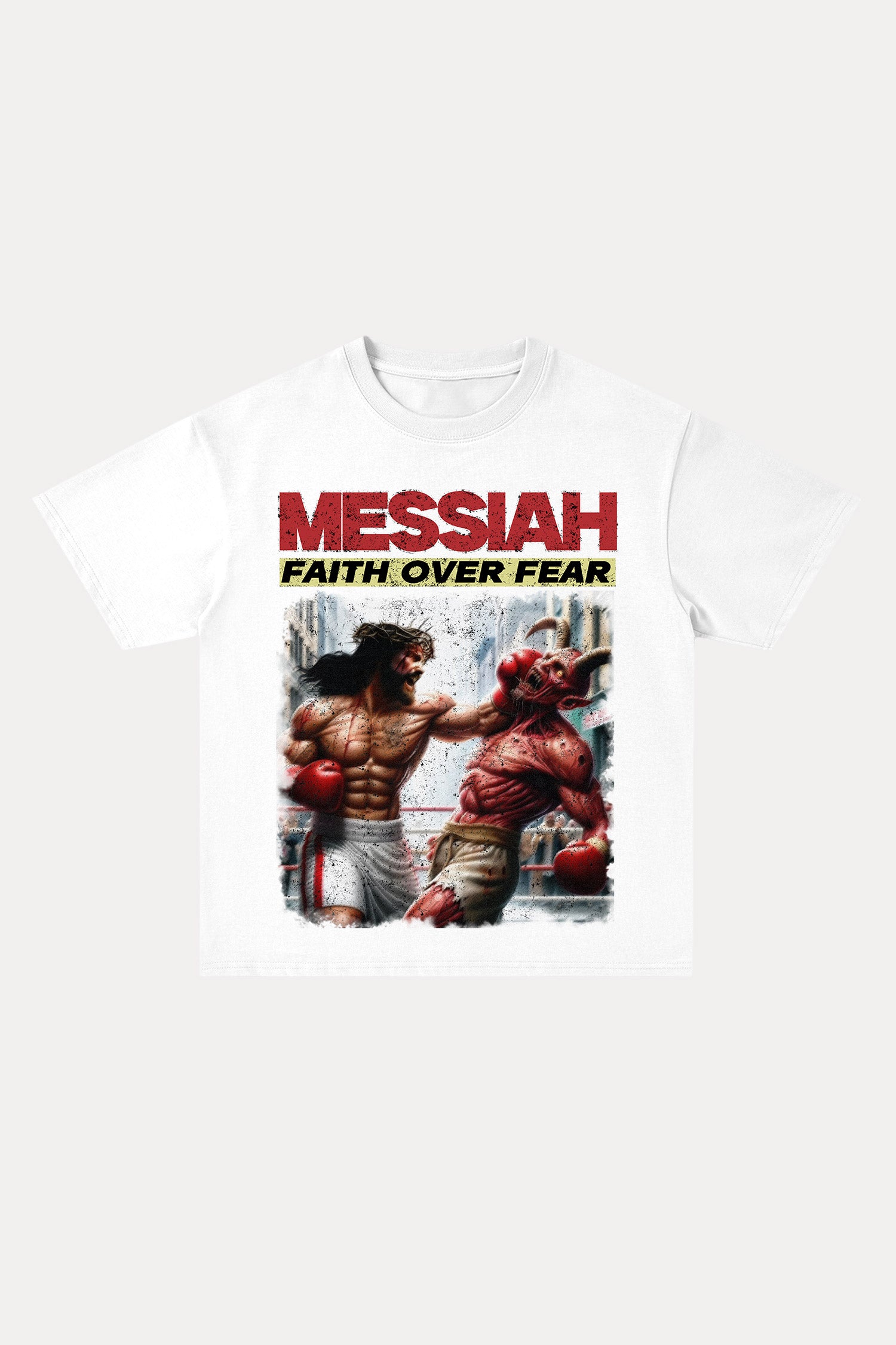 Evilnova Messiah Cotton Oversize T-Shirt-Evilnova