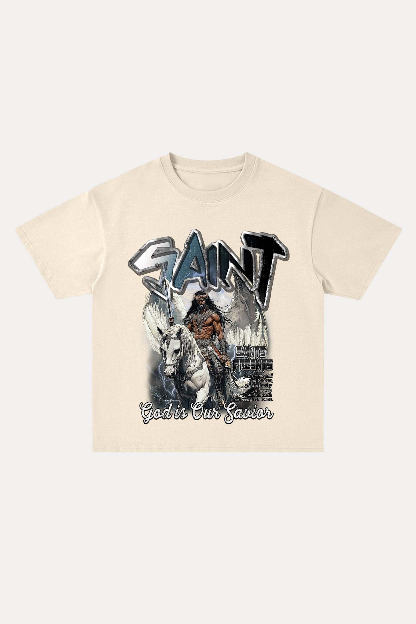 Evilnova Saint Cotton Oversize T-Shirt-Evilnova