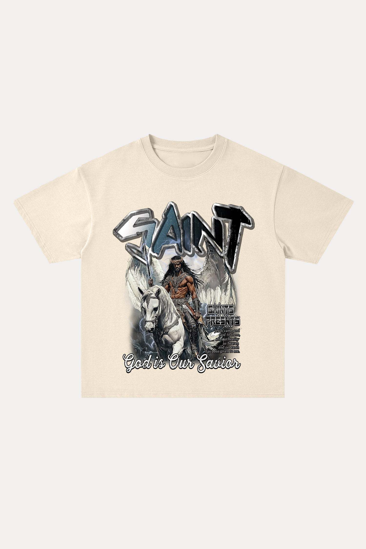 Evilnova Saint Cotton Oversize T-Shirt-Evilnova