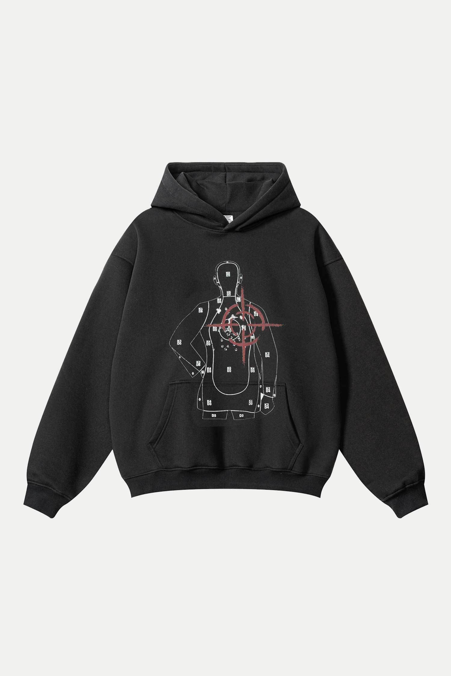 Evilnova Shooting Graffiti Streetwear Hoodie