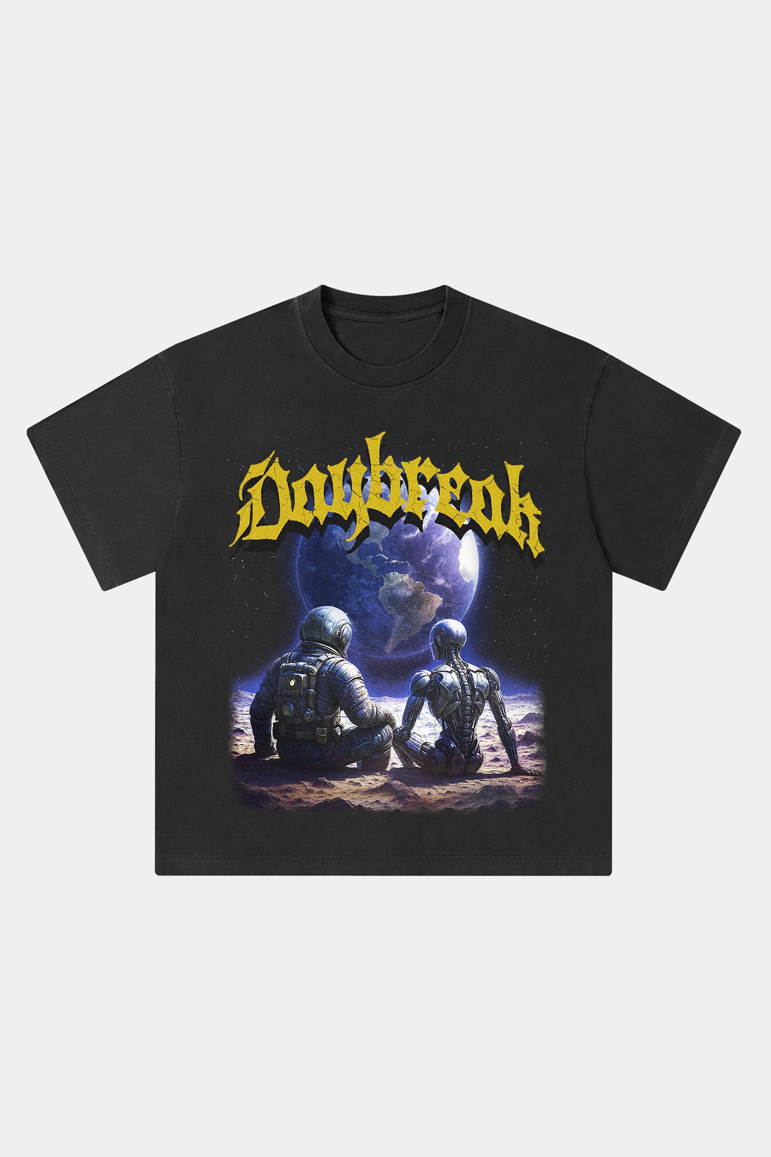 Evilnova Daybreak Washed Streetwear T-Shirt-Evilnova