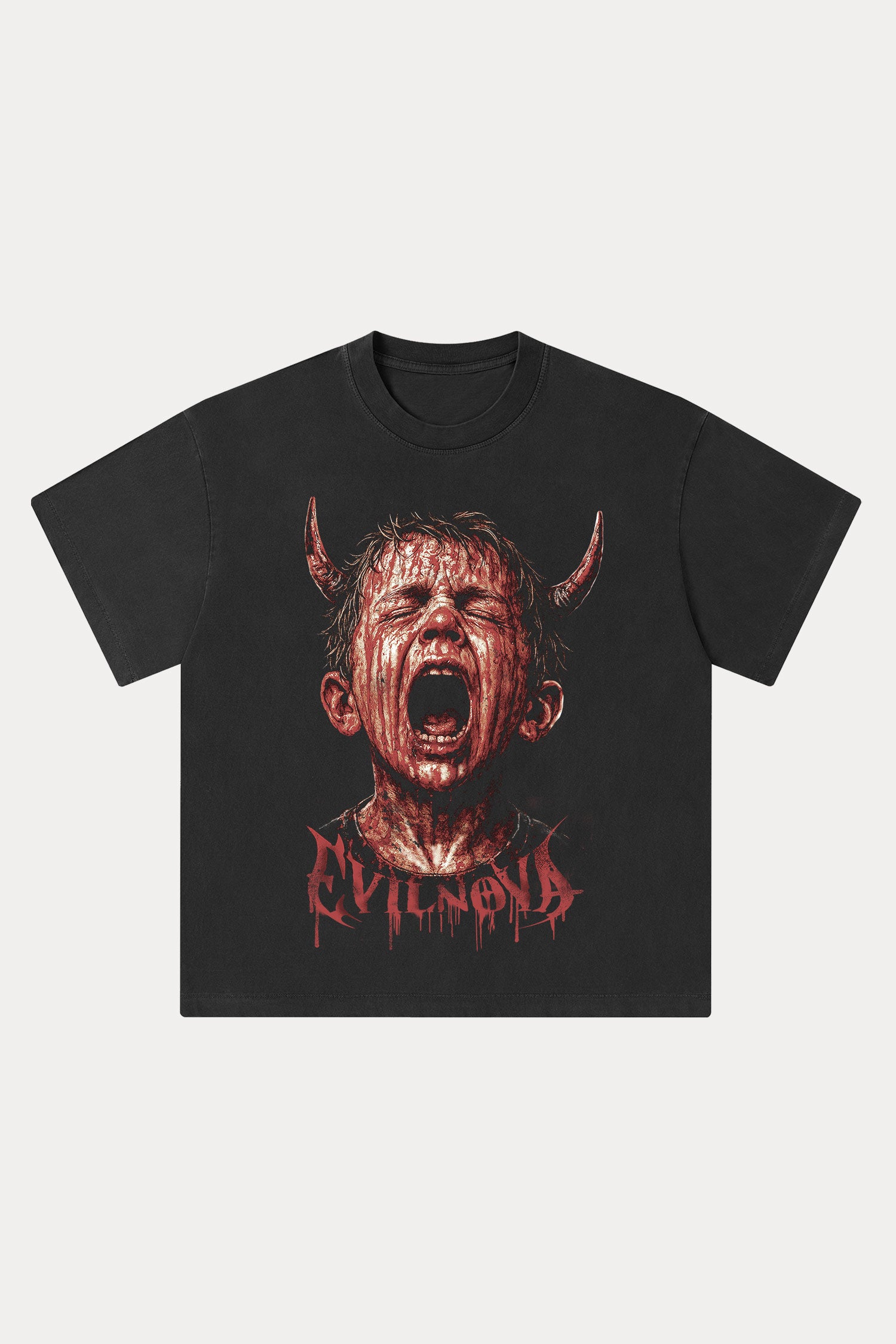 Evilnova Revelation Washed Streetwear T-Shirt-Evilnova